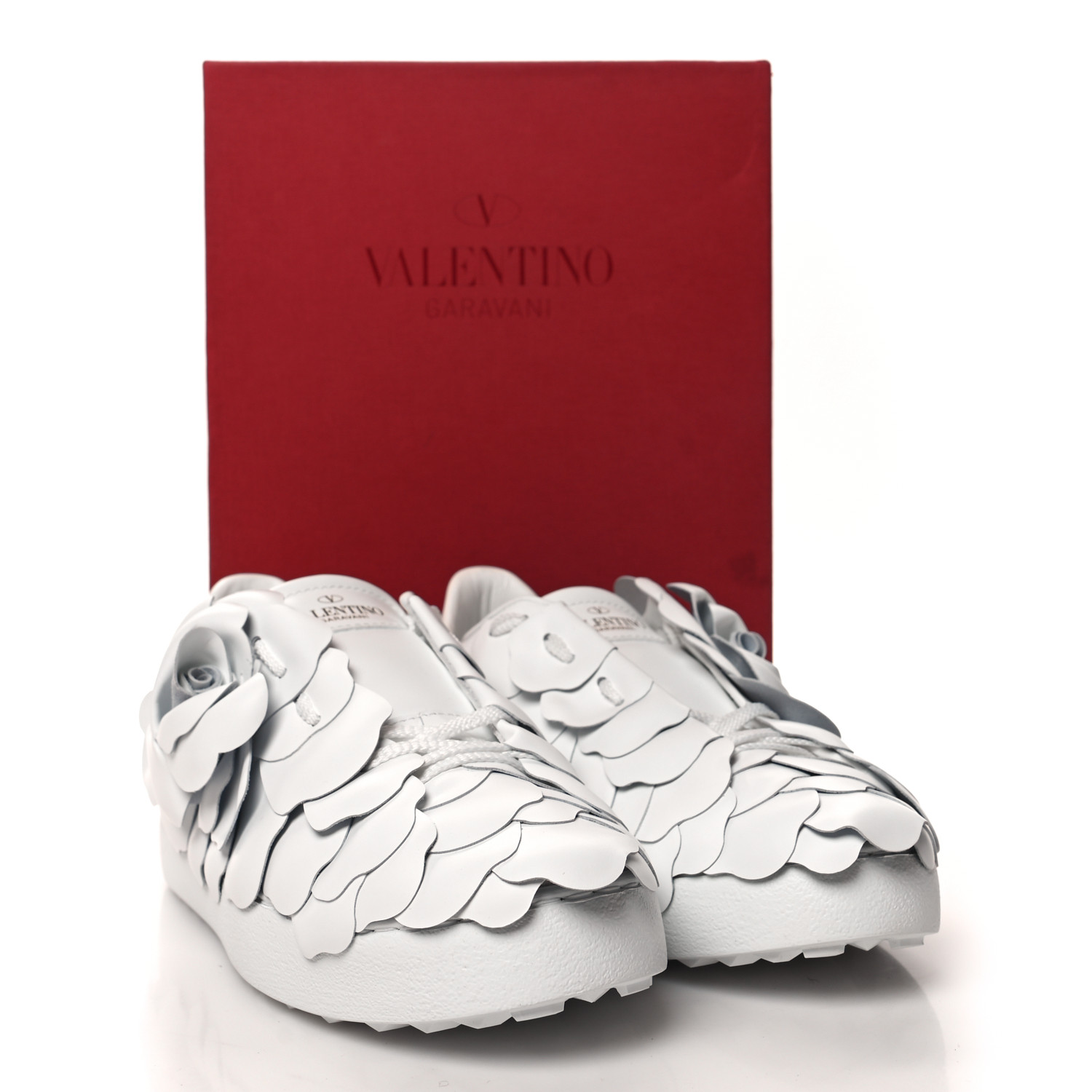 VALENTINO GARAVANI Calfskin Atelier 03 Rose Edition Sneakers