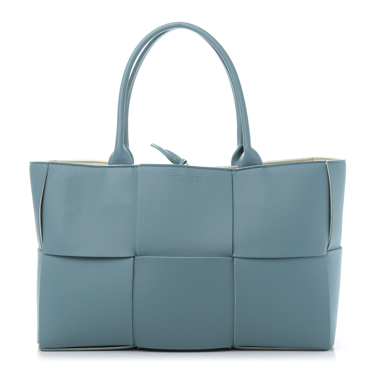 BOTTEGA VENETA Nappa Maxi Intrecciato Small Arco Tote Linoleum ...
