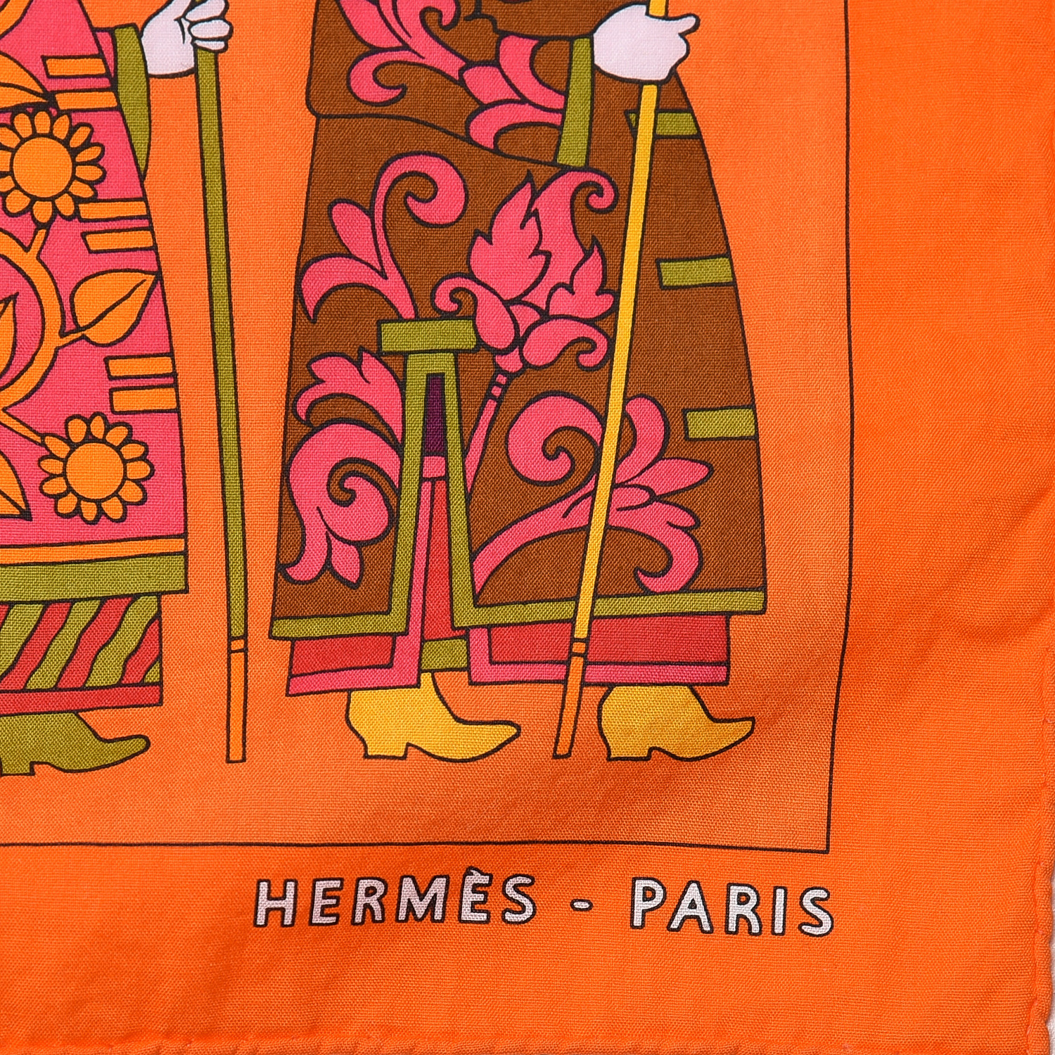 HERMES ヴィンテージ・スカーフ LA PARADE HERMES ヴィンテージ・スカーフ LA PARADE HERMES エルメス