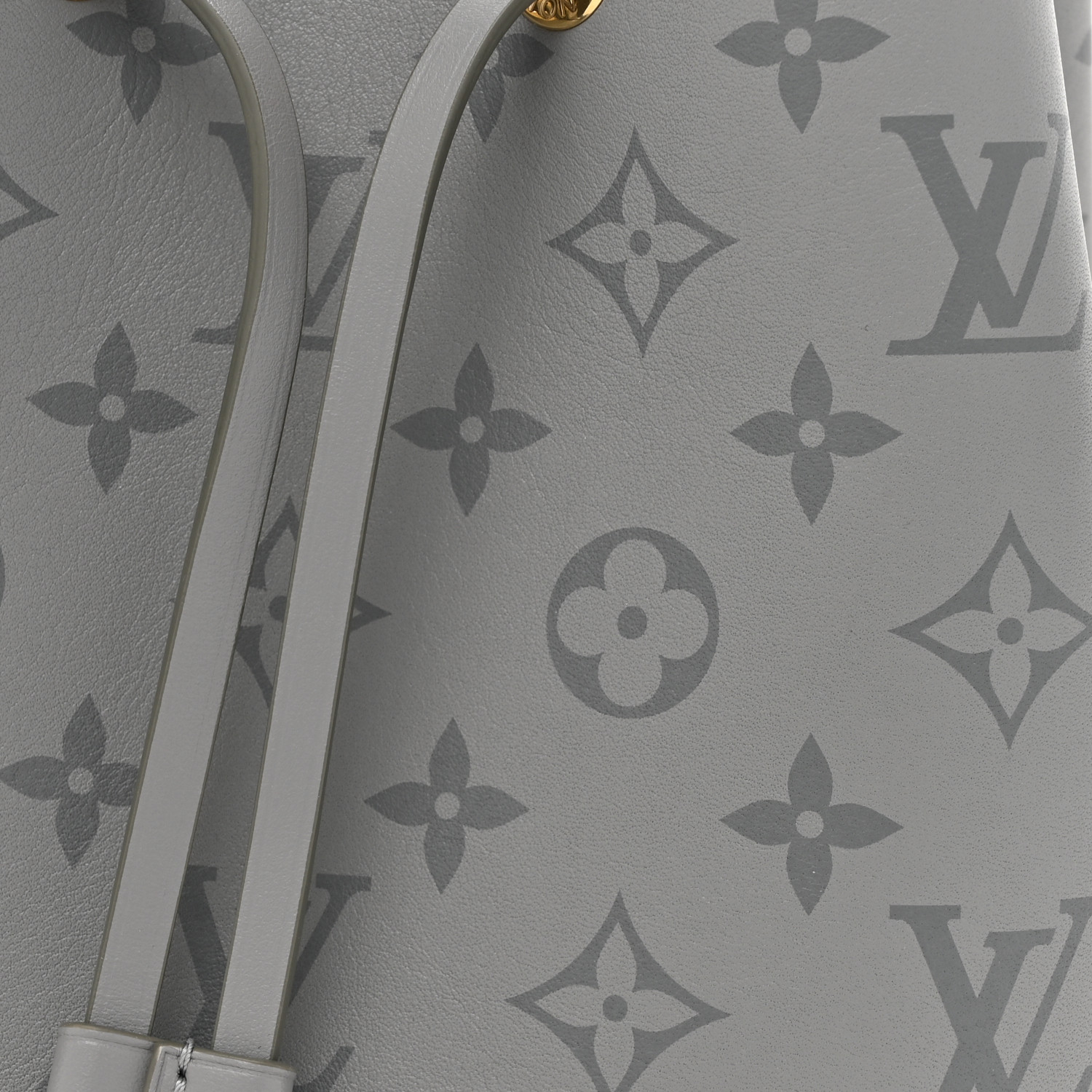 LOUIS VUITTON Monogram Ink Braided Neonoe BB Trianon Gray