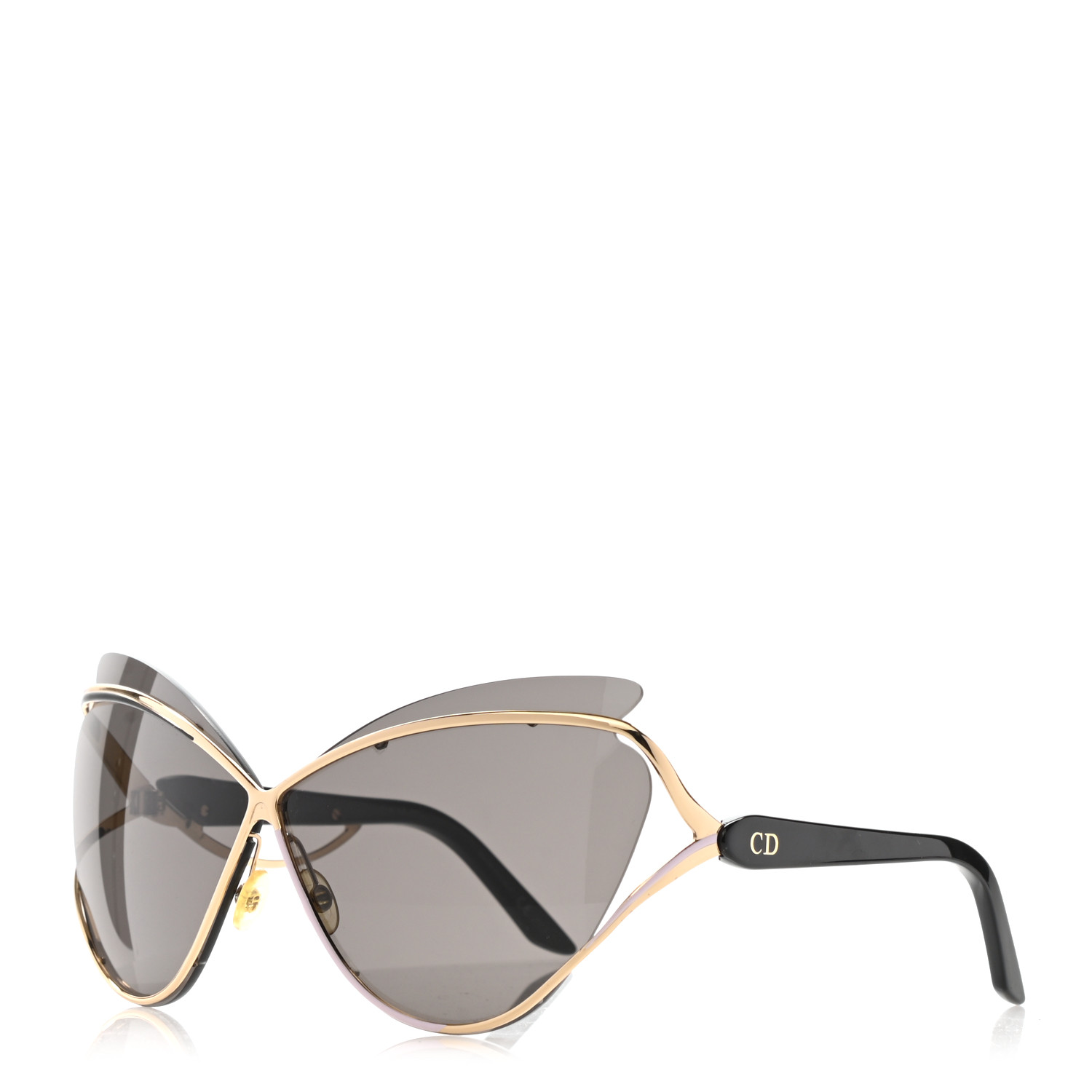 CHRISTIAN DIOR Audacieuse 1 Cat Eye Sunglasses Black 1006588