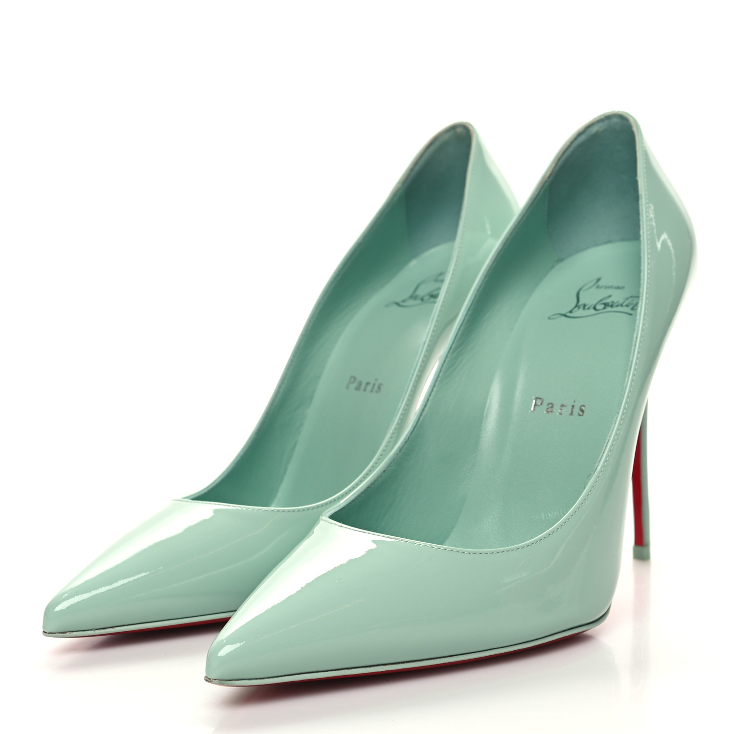 CHRISTIAN LOUBOUTIN Patent So Kate 100 Pumps 38 Oxy 1312839
