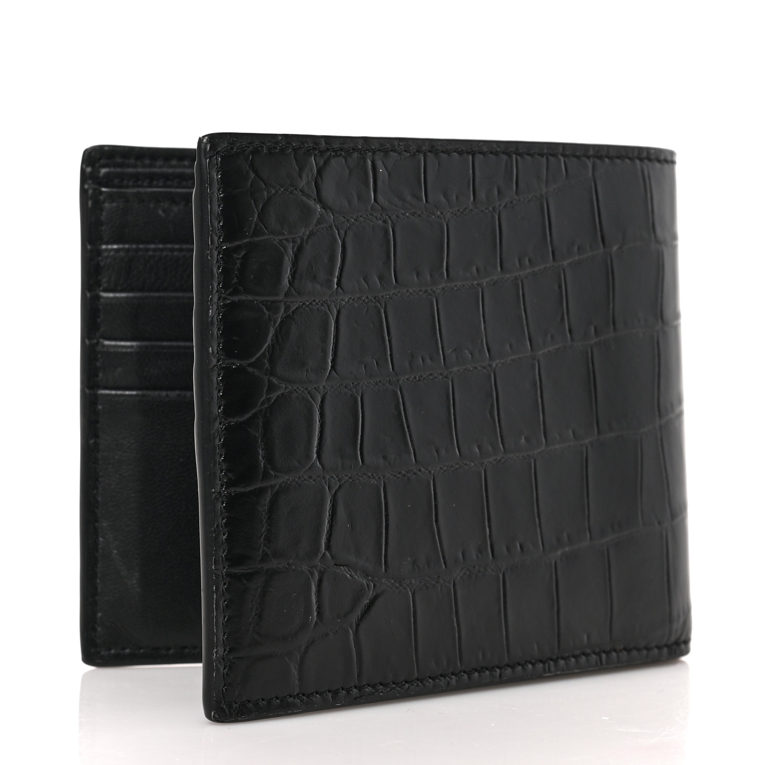 【Saint Laurent】直営/正規店 TINY CASSANDRE 長財布 革 BLACK 16983458978404PJ41YWC3ELRG7KCT