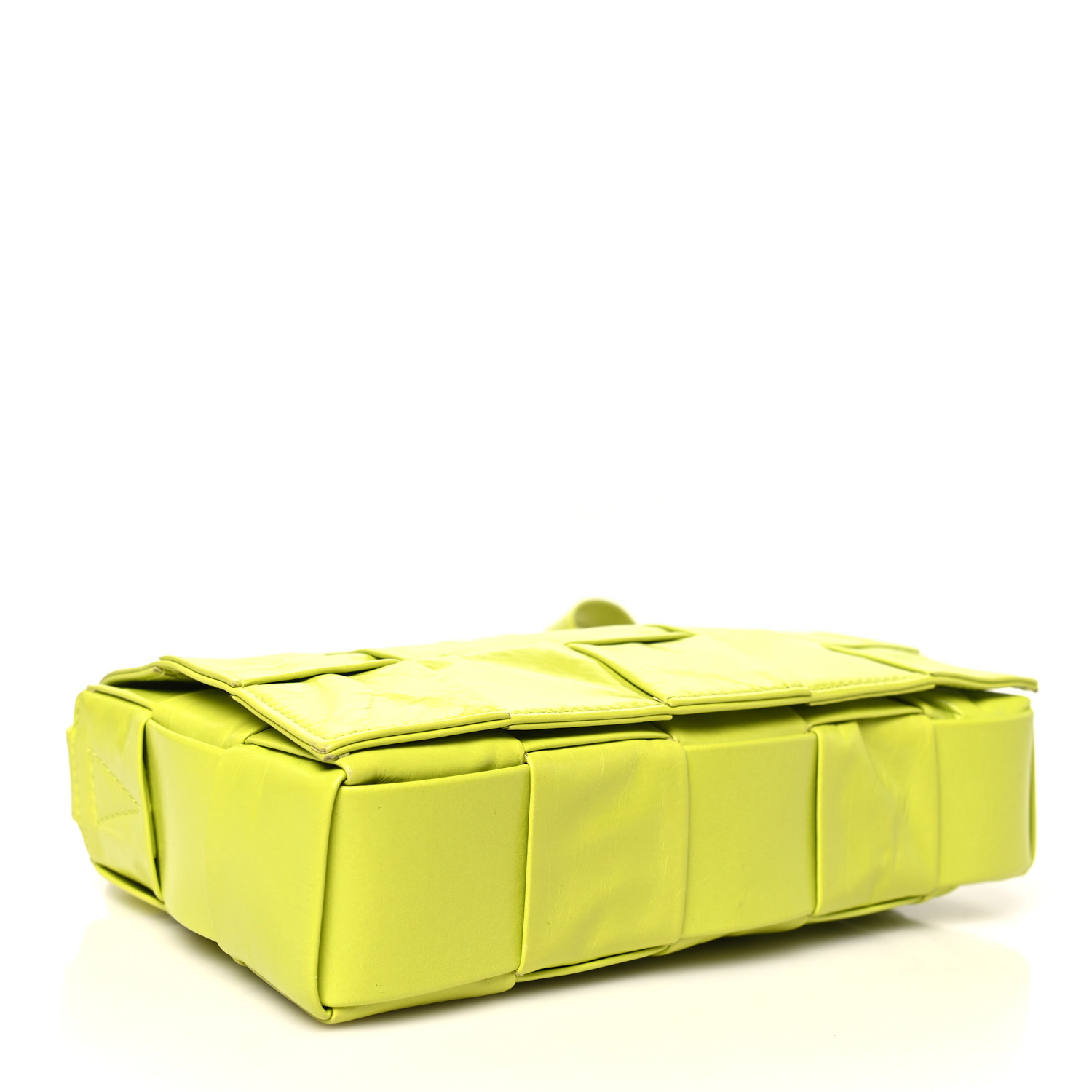 BOTTEGA VENETA Paper Calfskin Maxi Intreccio Small Cassette