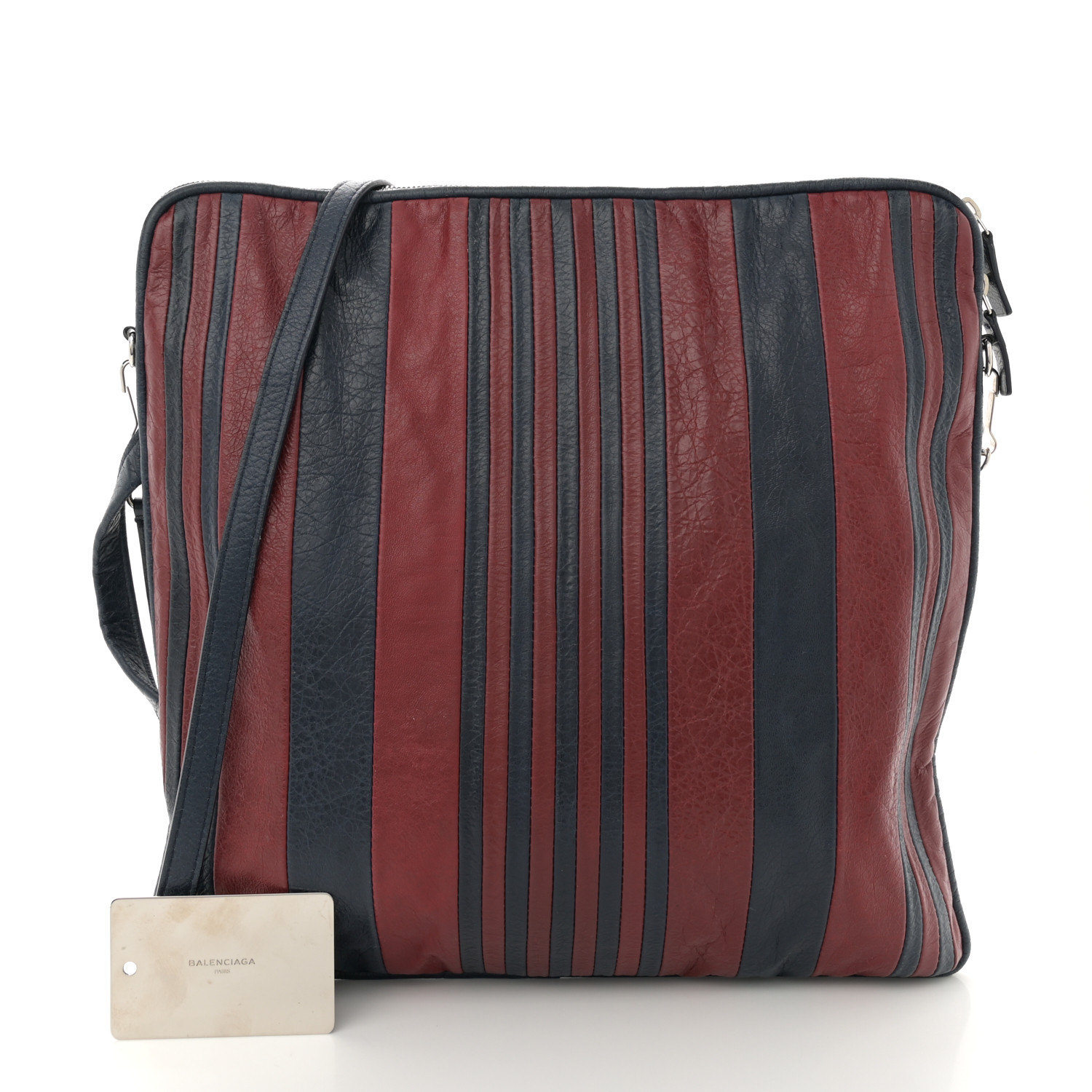 G*Z様 via SANGACIO BALENCIAGA Agneau S Cushion Square Crossbody Dark Night Red