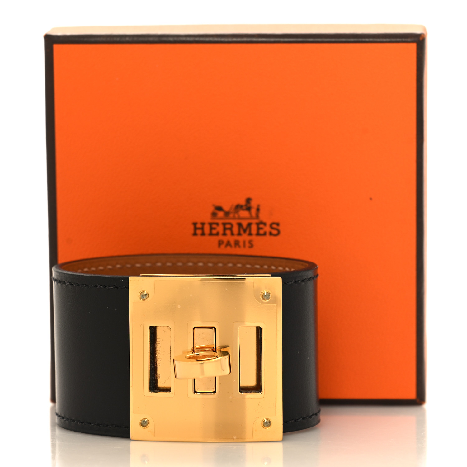 【HERMES】Hermes Kelly Dog bracelet★エルメス【ランク:A】 Hermès Kelly Dog Bracelet Mangue Swift | Baghunter