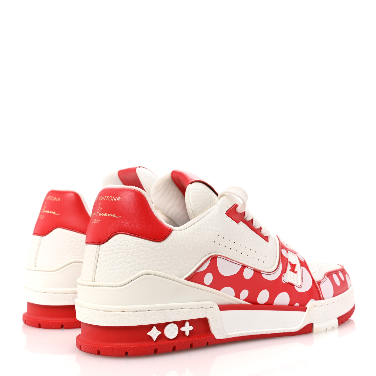 LOUIS VUITTON LV X YK Calfskin Printed Mens Infinity Dots