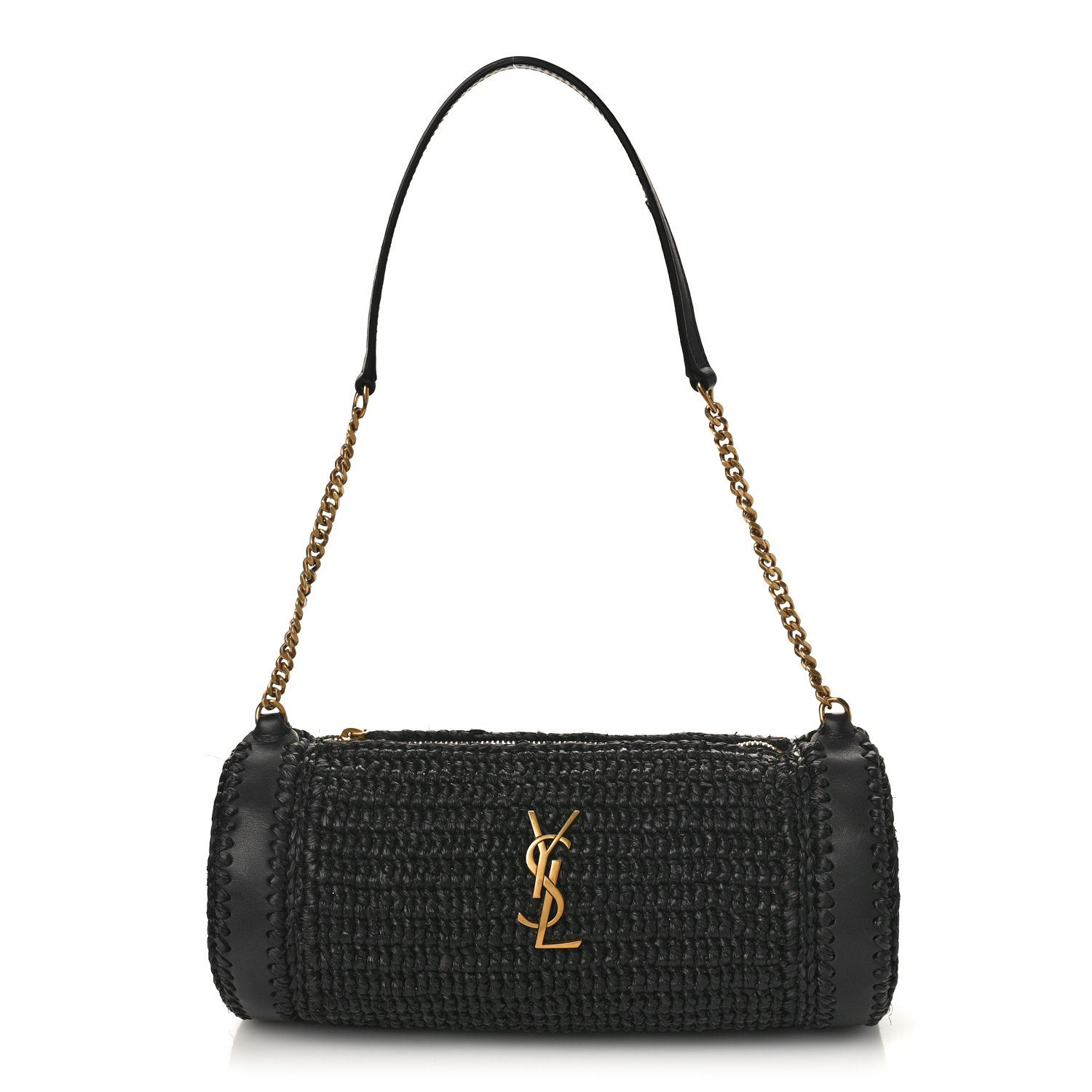 ショルダーバッグ・ポシェット Saint Laurent Borsa Cilindrica Piccola Cassandre In Rafia d2f95a63b9c9cae85ed78fe1d465d9