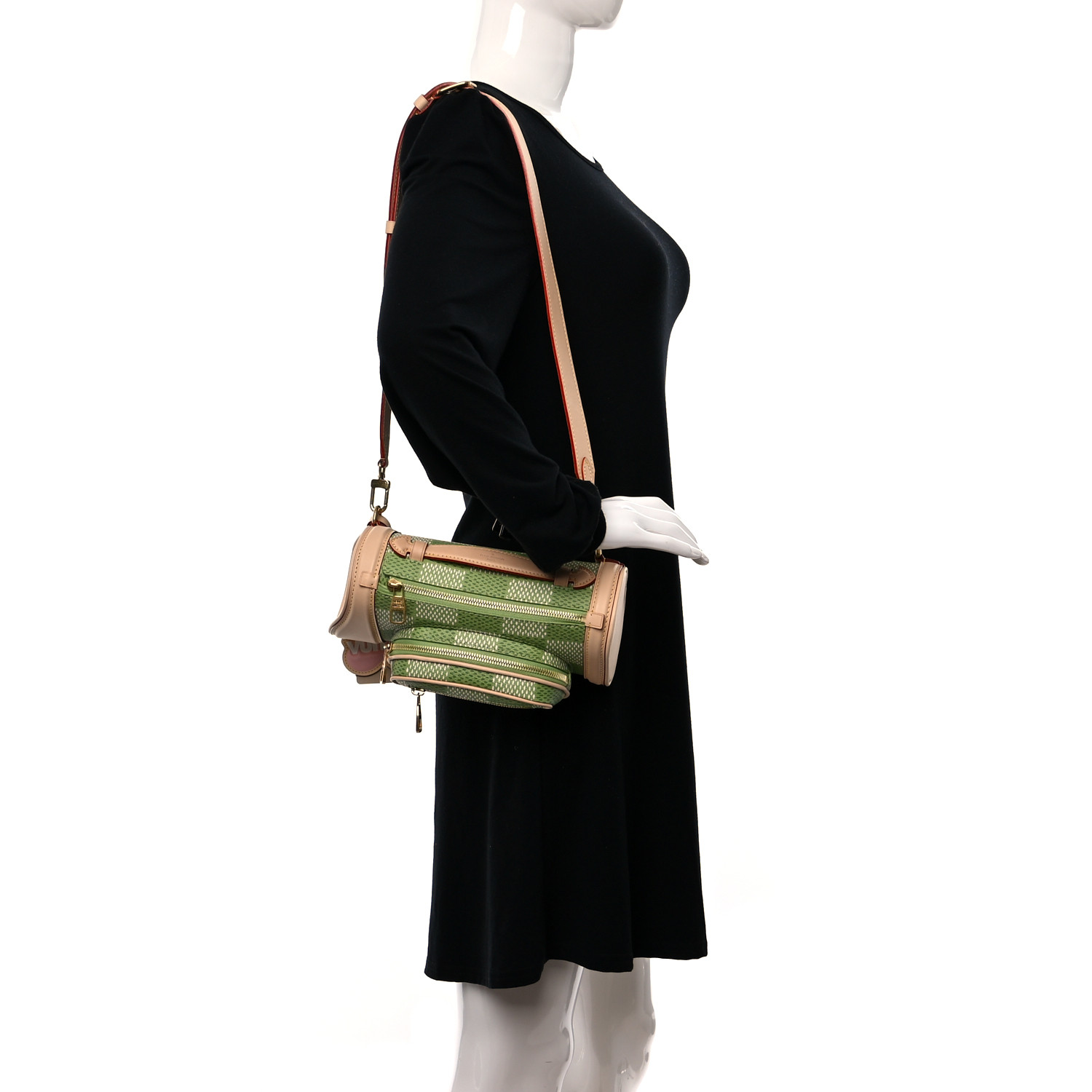 LOUIS VUITTON Damier Golf Mini Golf Bag Green 1443207