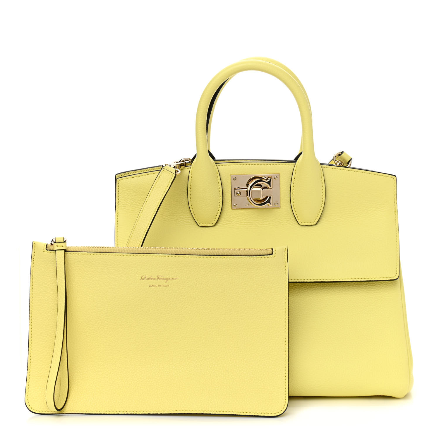 Salvatore Ferragamo Vara Bow Mini Crossbody Bag Yellow | eBay