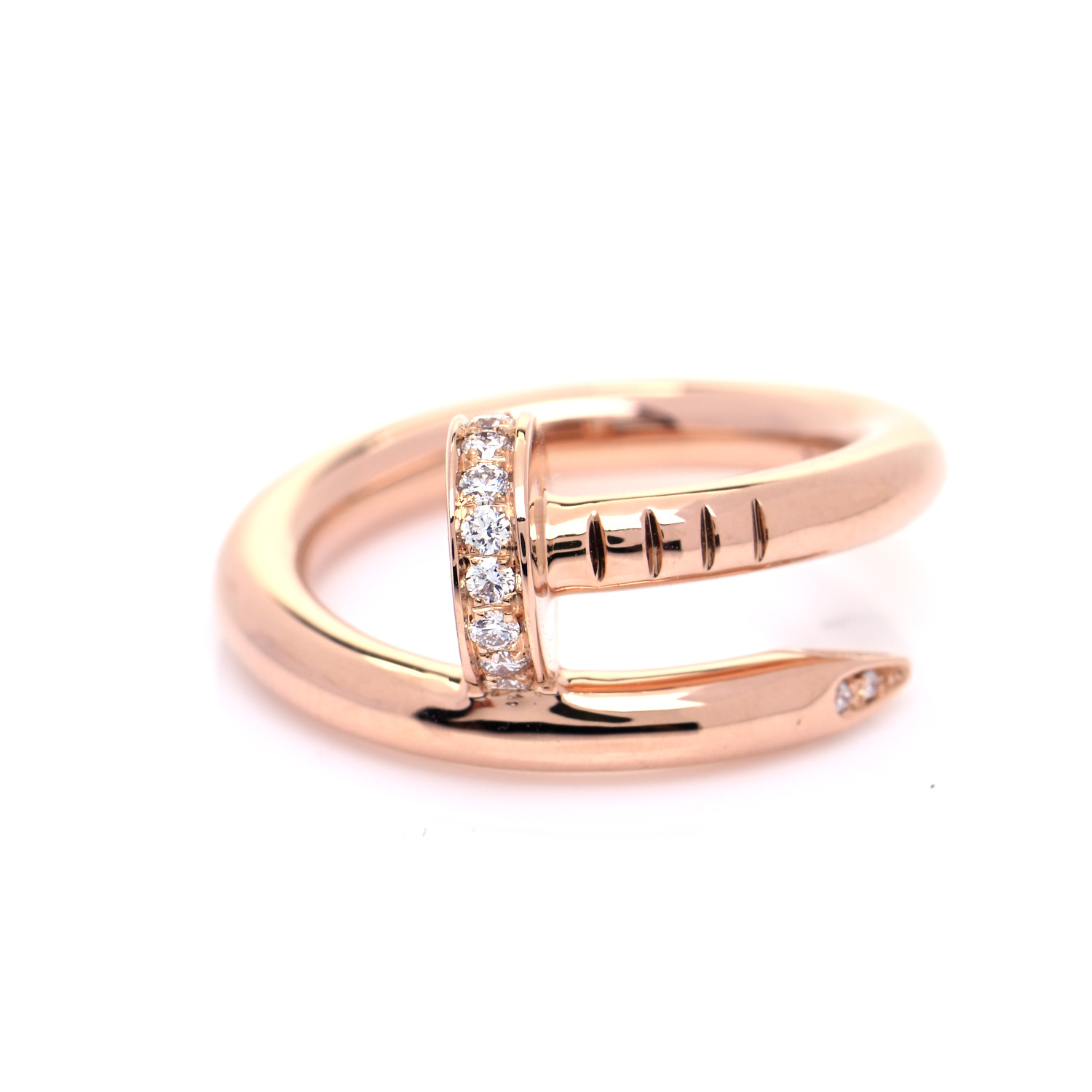 洗練ジュエリー【Cartier】Juste un Clou ring Pink Gold SM CRB4092500 - Juste un Clou ring - Pink gold - Cartier