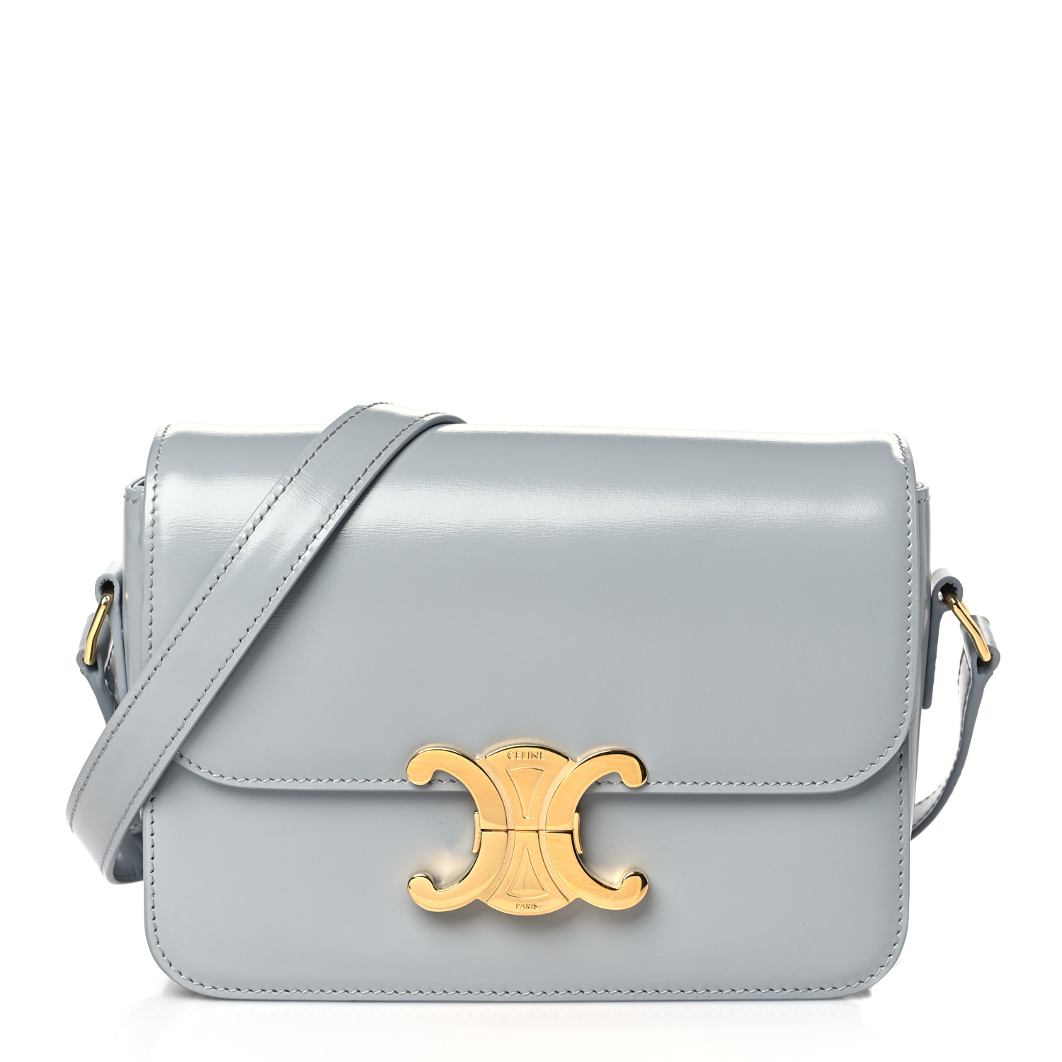 【国内発送】TEEN TRIOMPHE BAG IN SHINY CALFSKINセール TEEN TRIOMPHE BAG IN SHINY CALFSKIN - RE/WAY Celine