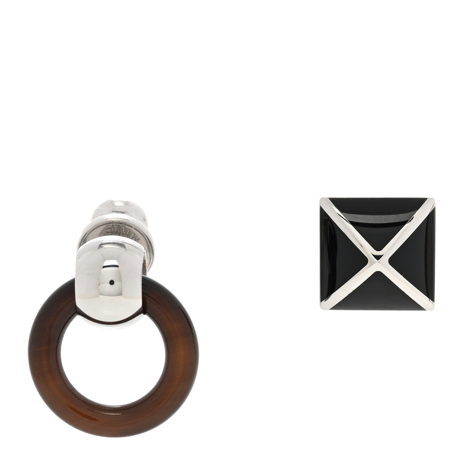 HERMES★Medor XO earrings★ピアス ホーン HERMES ピアス Medor XO earrings アシンメトリー 直営店包装