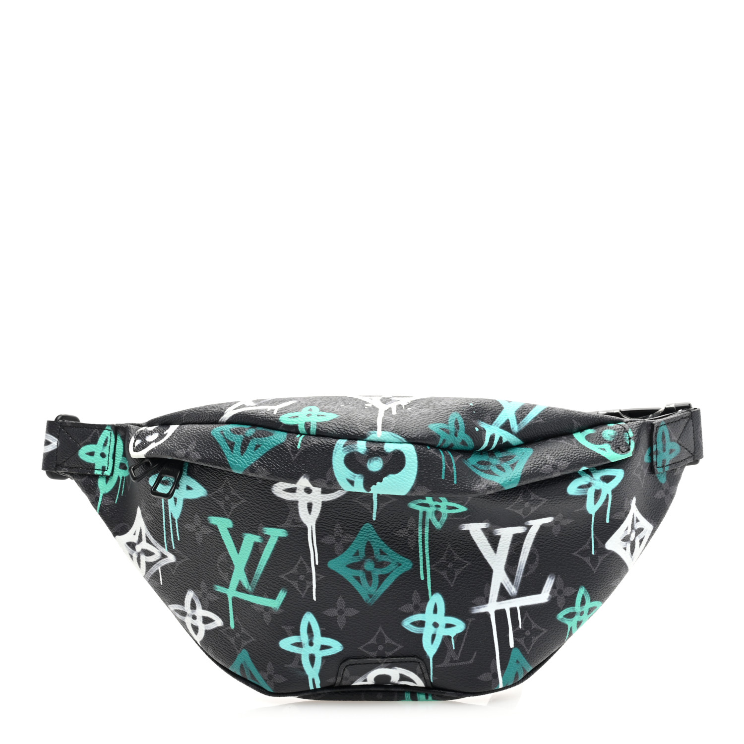 【美品】LOUIS VUITTON/モノグラム エクリプス/LVグラフィティ LOUIS VUITTON Monogram Eclipse LV Graffiti Discovery Bumbag
