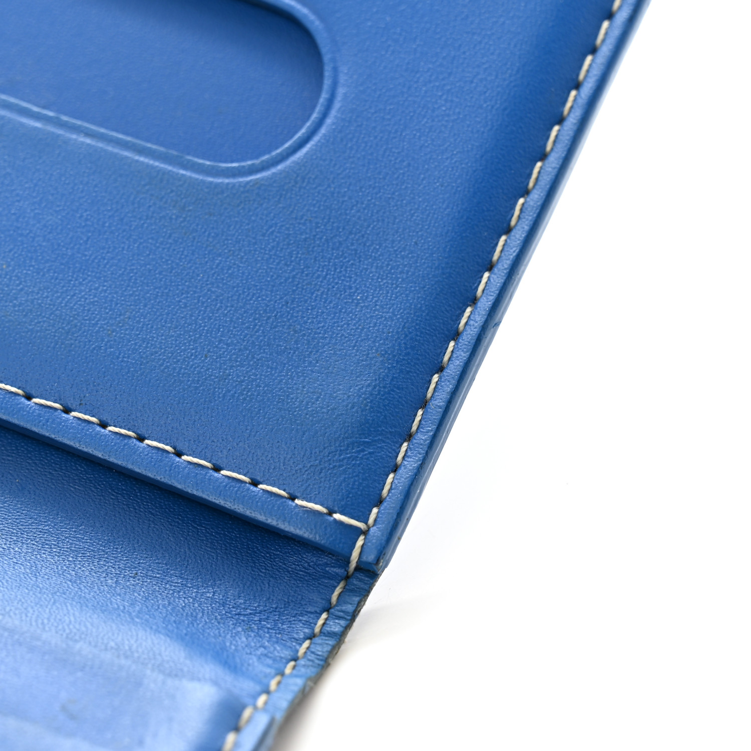 Goyard Sky Blue カードホルダー GOYARD Goyardine Saint Marc Folding Card Case Sky Blue