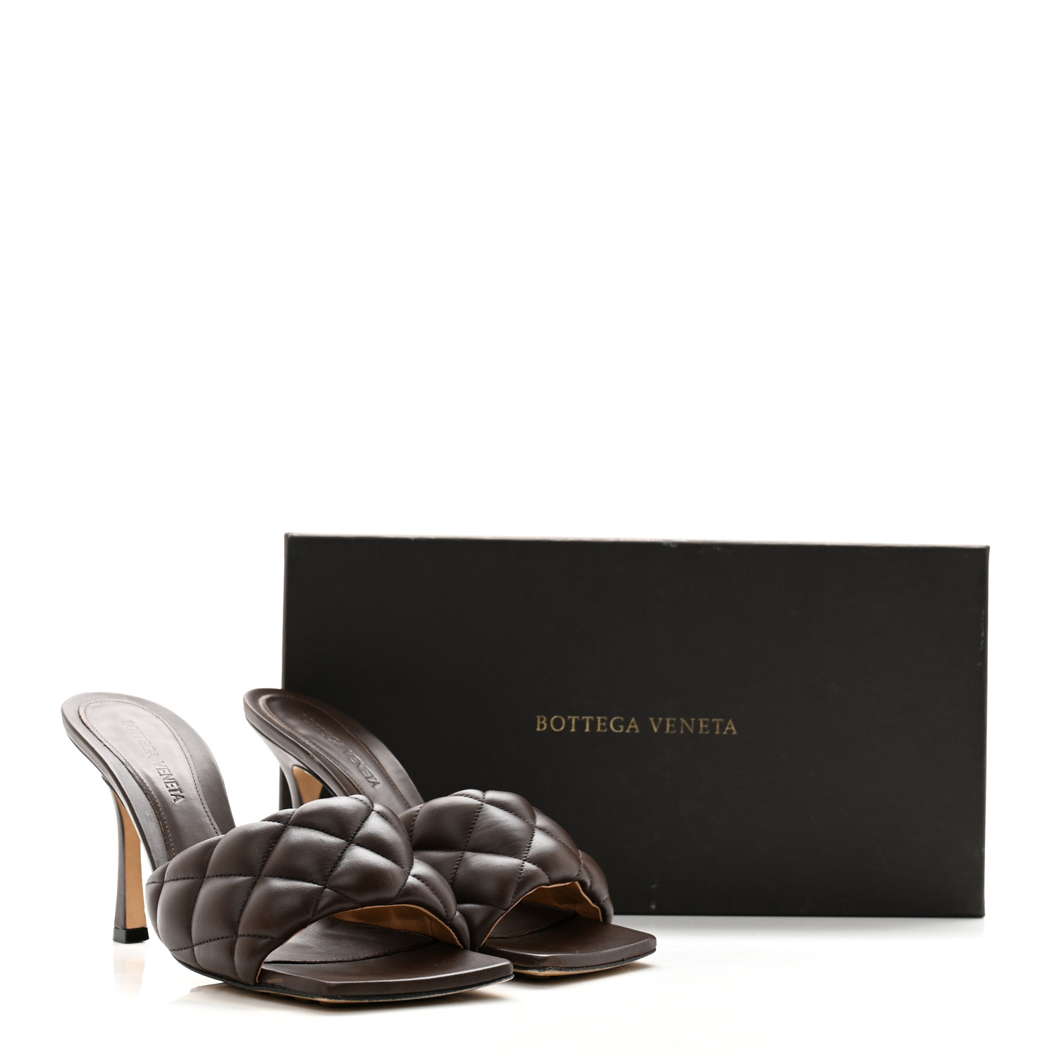 サンダル・ミュール BOTTEGA VENETA   sandal in quilted nappa BOTTEGA VENETA Nappa Matelasse Padded Mule Sandals 36.5
