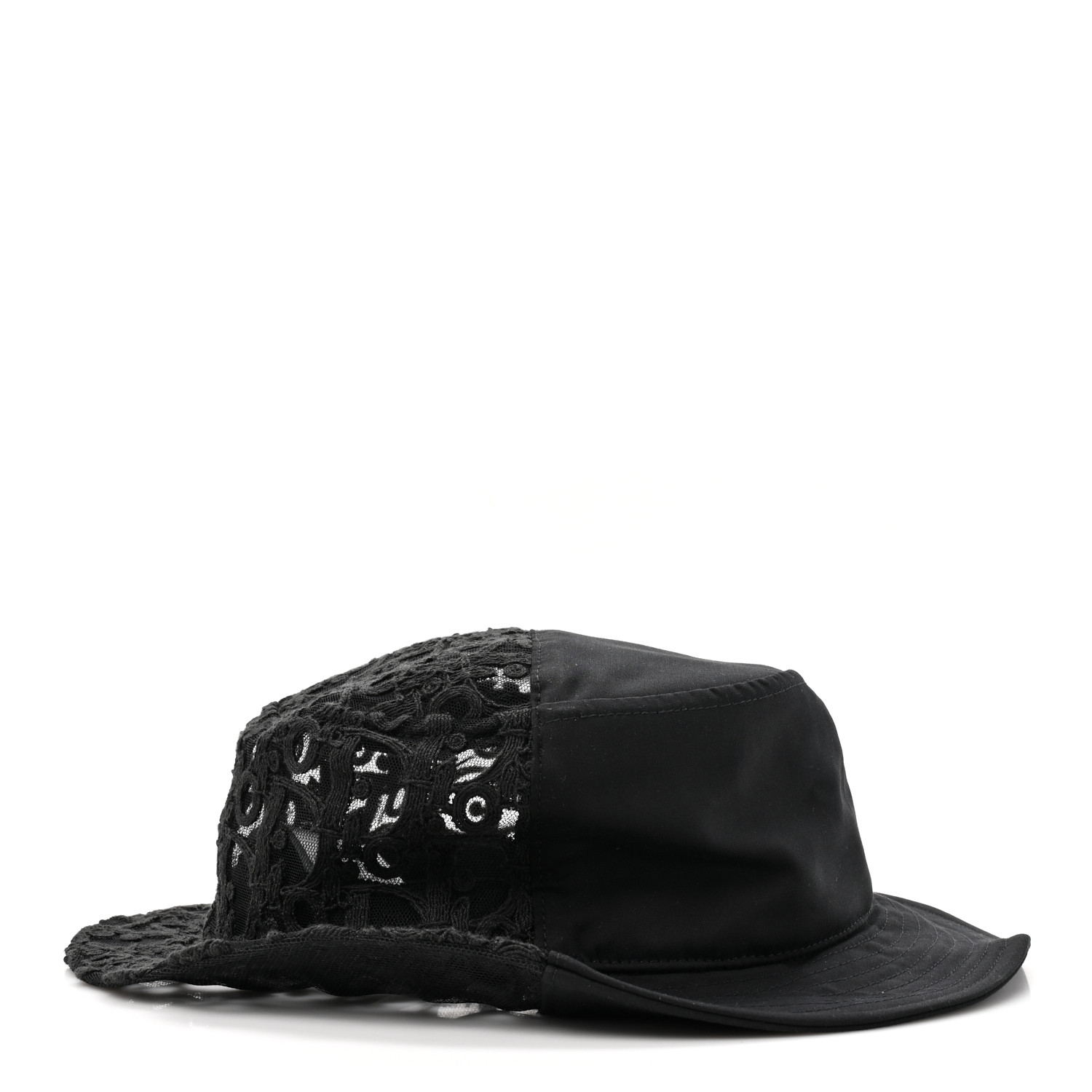 CHRISTIAN DIOR Oblique Woven B Dior Bucket Hat L Black