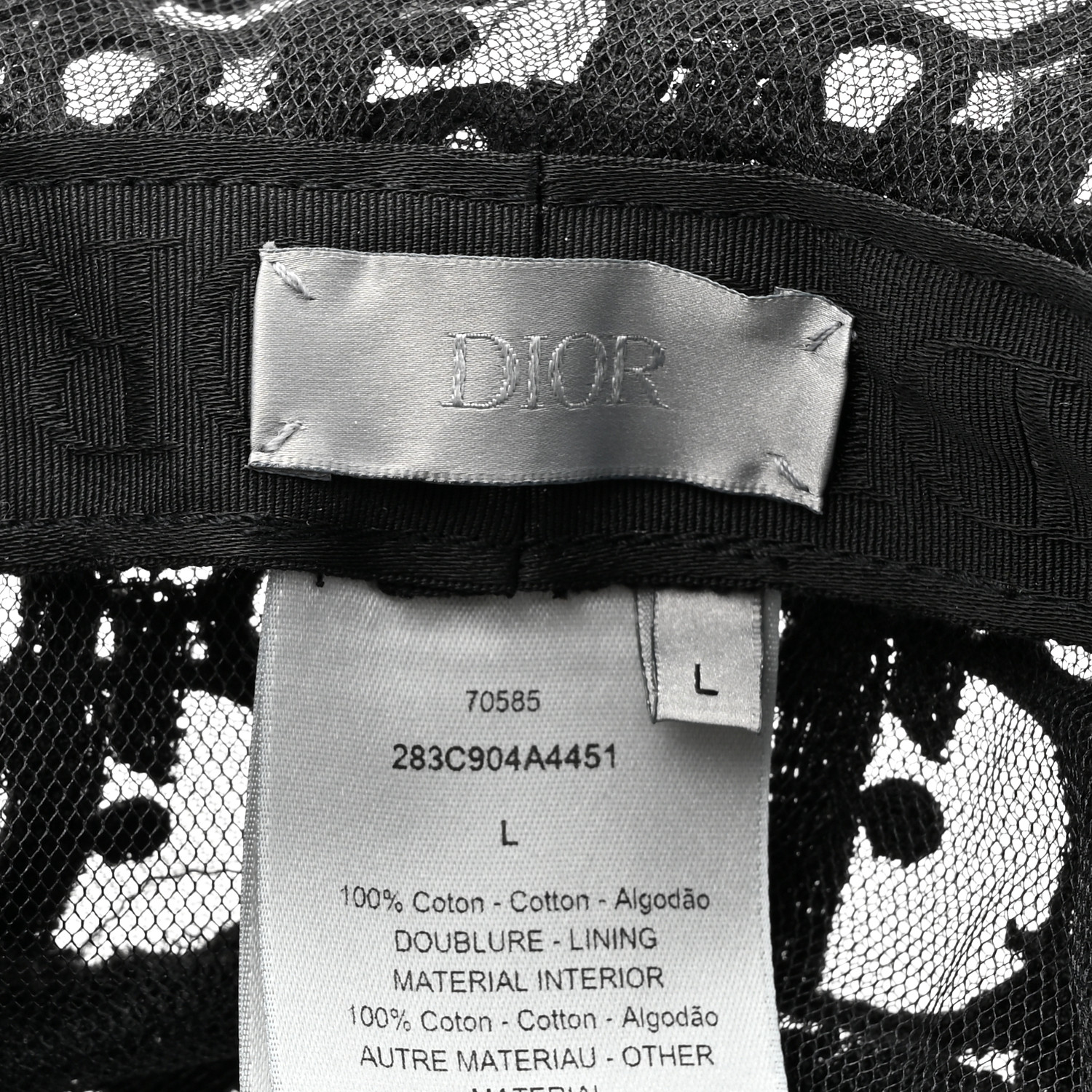 Dior ボブハット BLACK 楽天市場】【新品】 ディオール ハット リバーシブル テディ-D