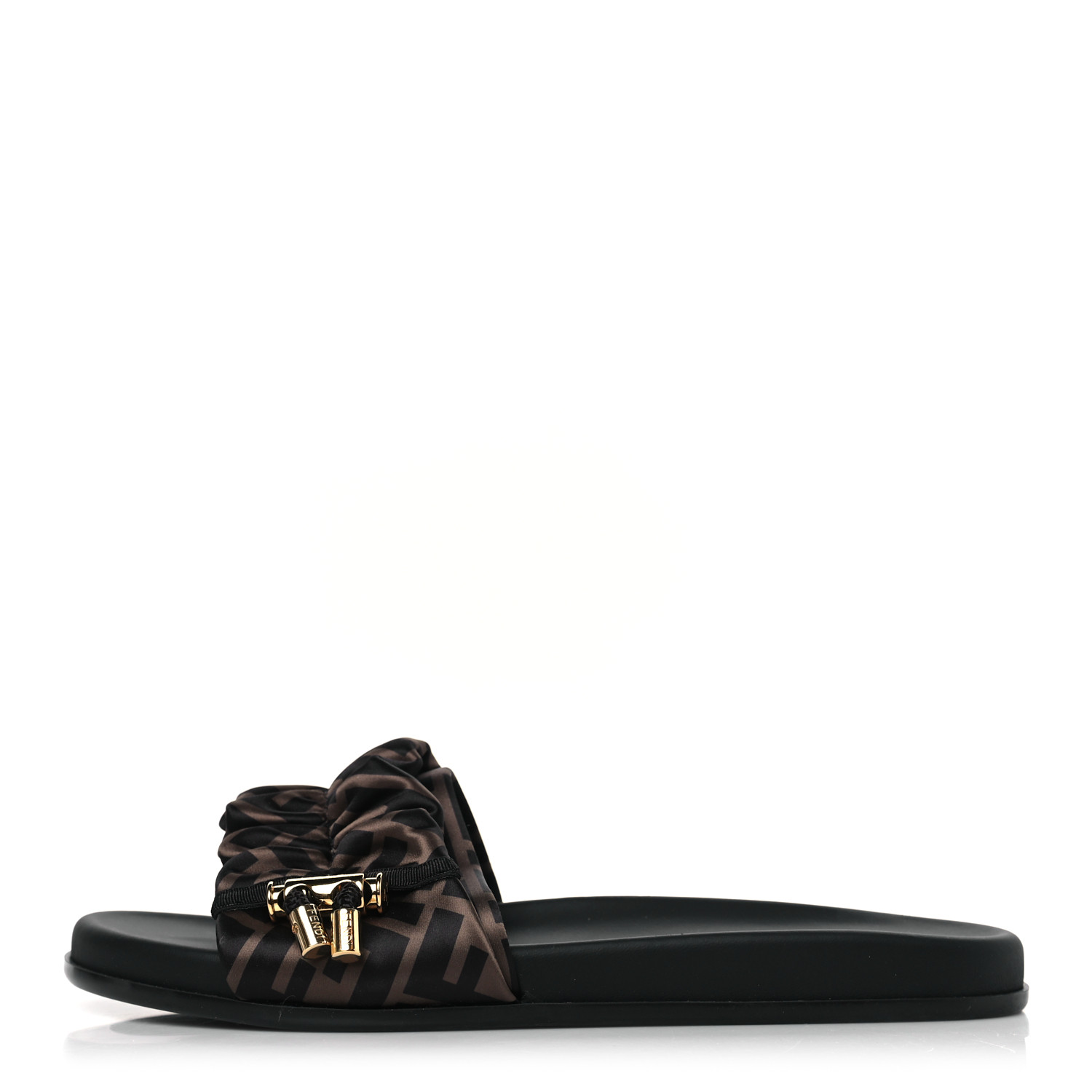 シューズ・サンダルその他 FENDI Slide Fendi Feel in black nappa Fendi Feel Leather Black | Fendi