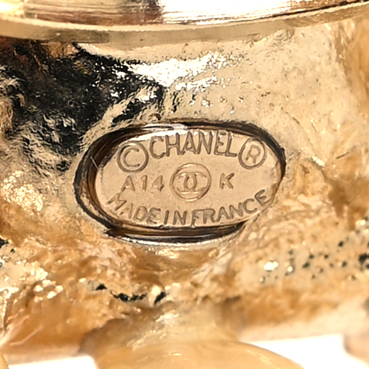 【ゴージャスな♪】CHANEL ゴールド & クリスタル リング Chanel CC Crystals Gold Tone Ring Size 52 | eBay