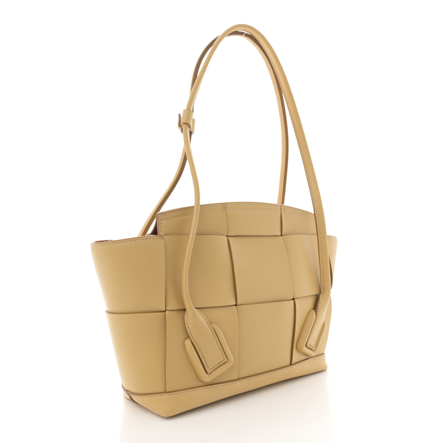 BOTTEGA VENETA ARCO SLOUCH トートバッグ・TAPIOCA Bottega Veneta Tapioca Lambskin Leather Small Arco Slouch