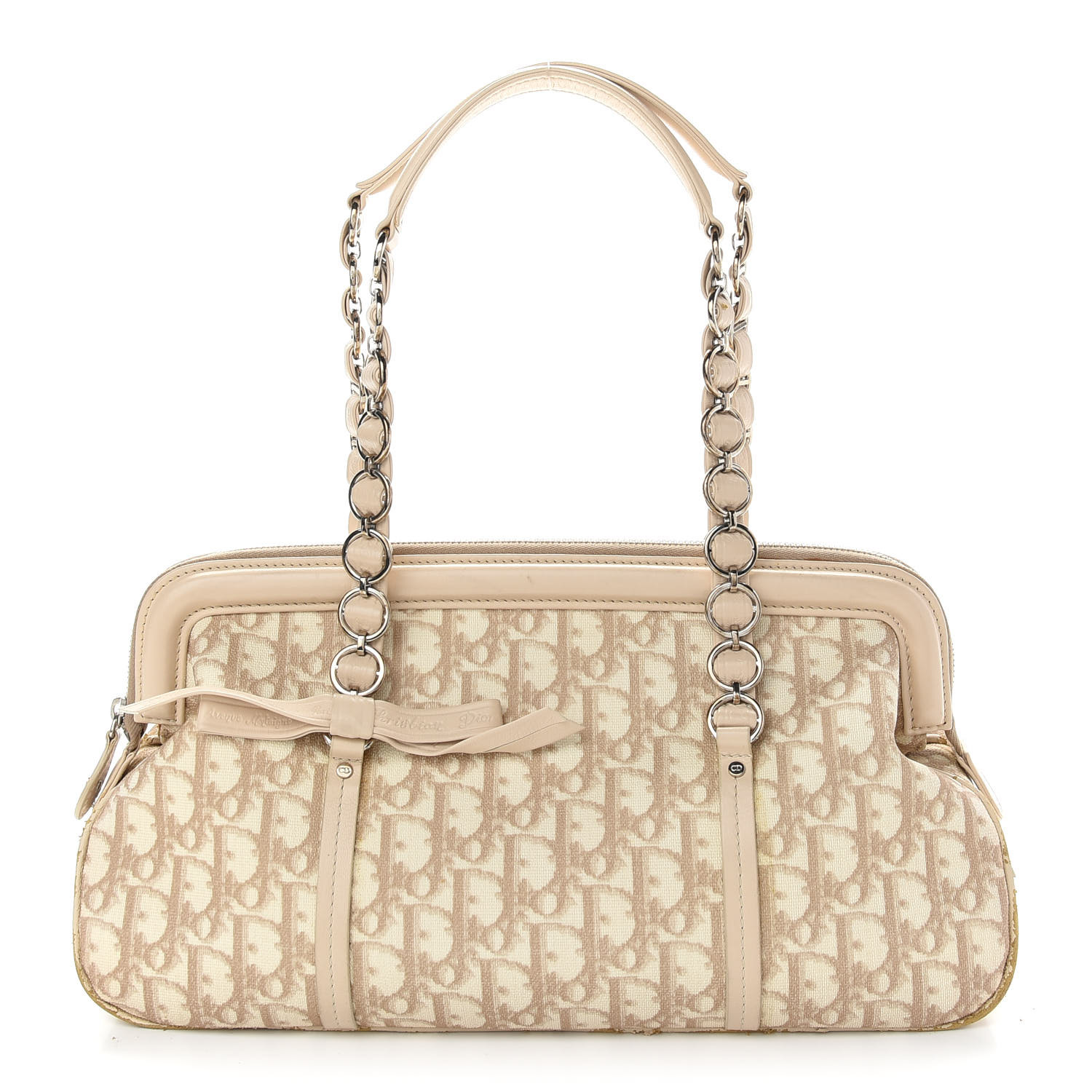 バッグ Christian Dior Romantique Shoulder Bag CHRISTIAN DIOR Monogram Romantique Shoulder Bag Beige 918912