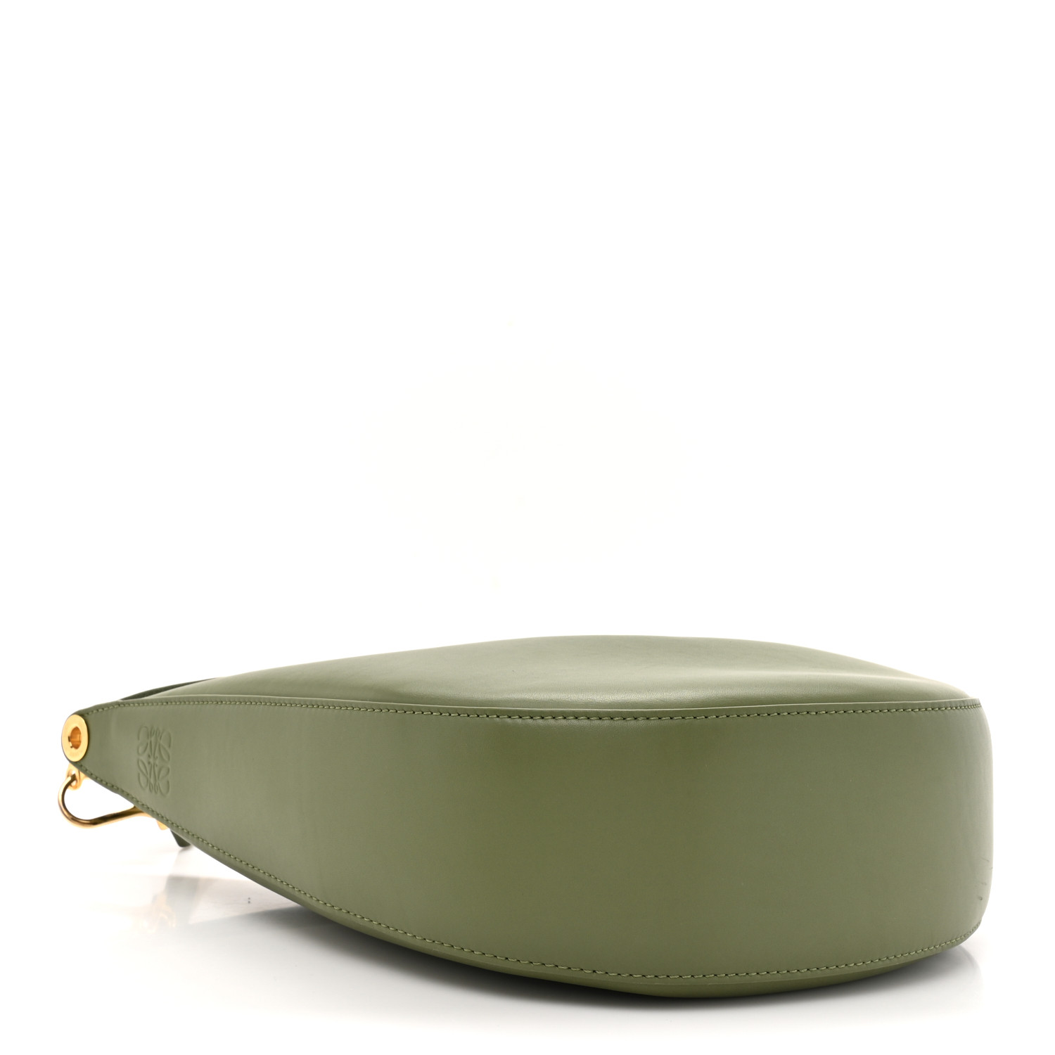 LOEWE Satin Calfskin Jacquard Luna Bag Avocado Green 1630302