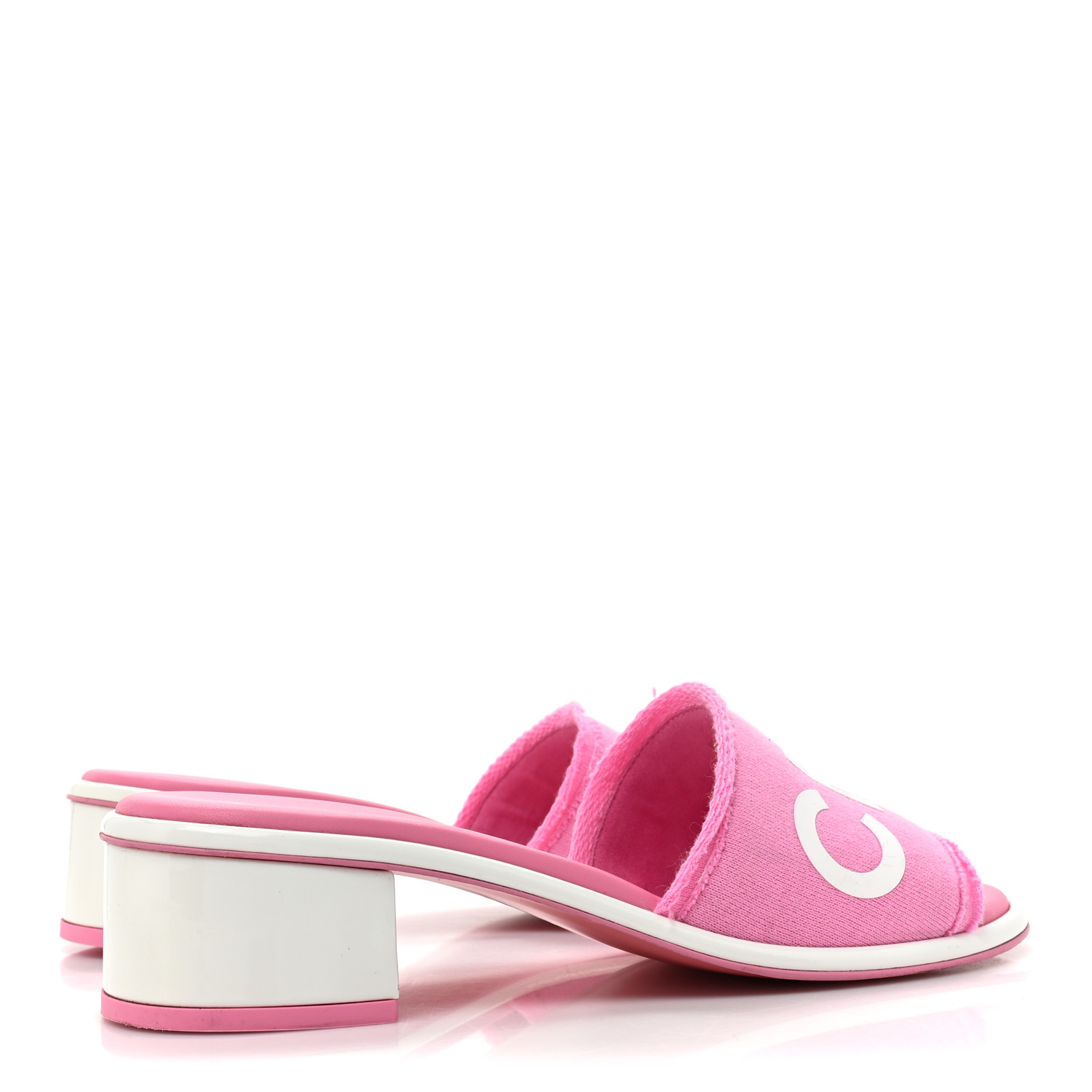 CHANEL　ミュール CHANEL Chanel Ribbon Mules with Coco Mark, Size 36.5