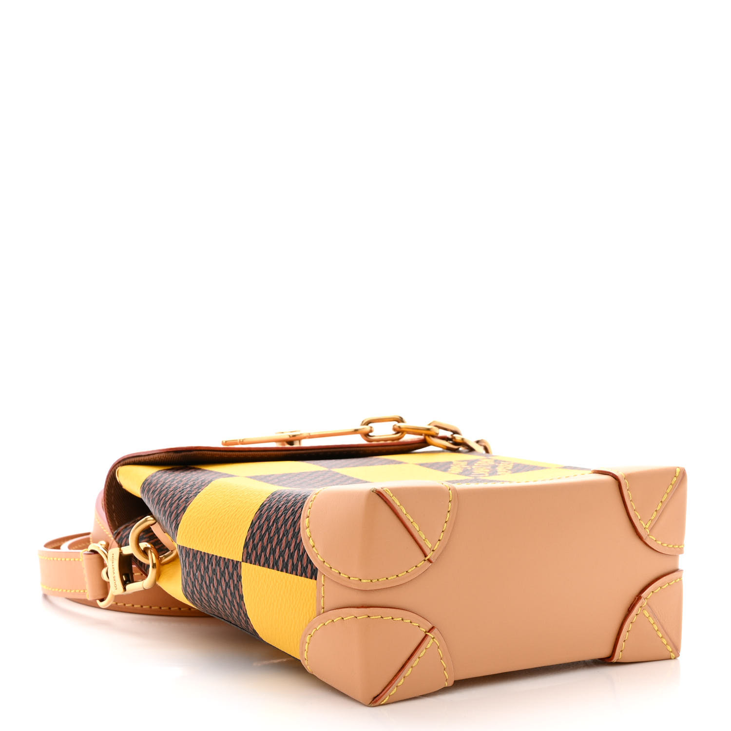 [SALE]ヴィトン Vuitton ナノ・スティーマー イエロー LOUIS VUITTON Damier Pop Nano Steamer Yellow 1430545
