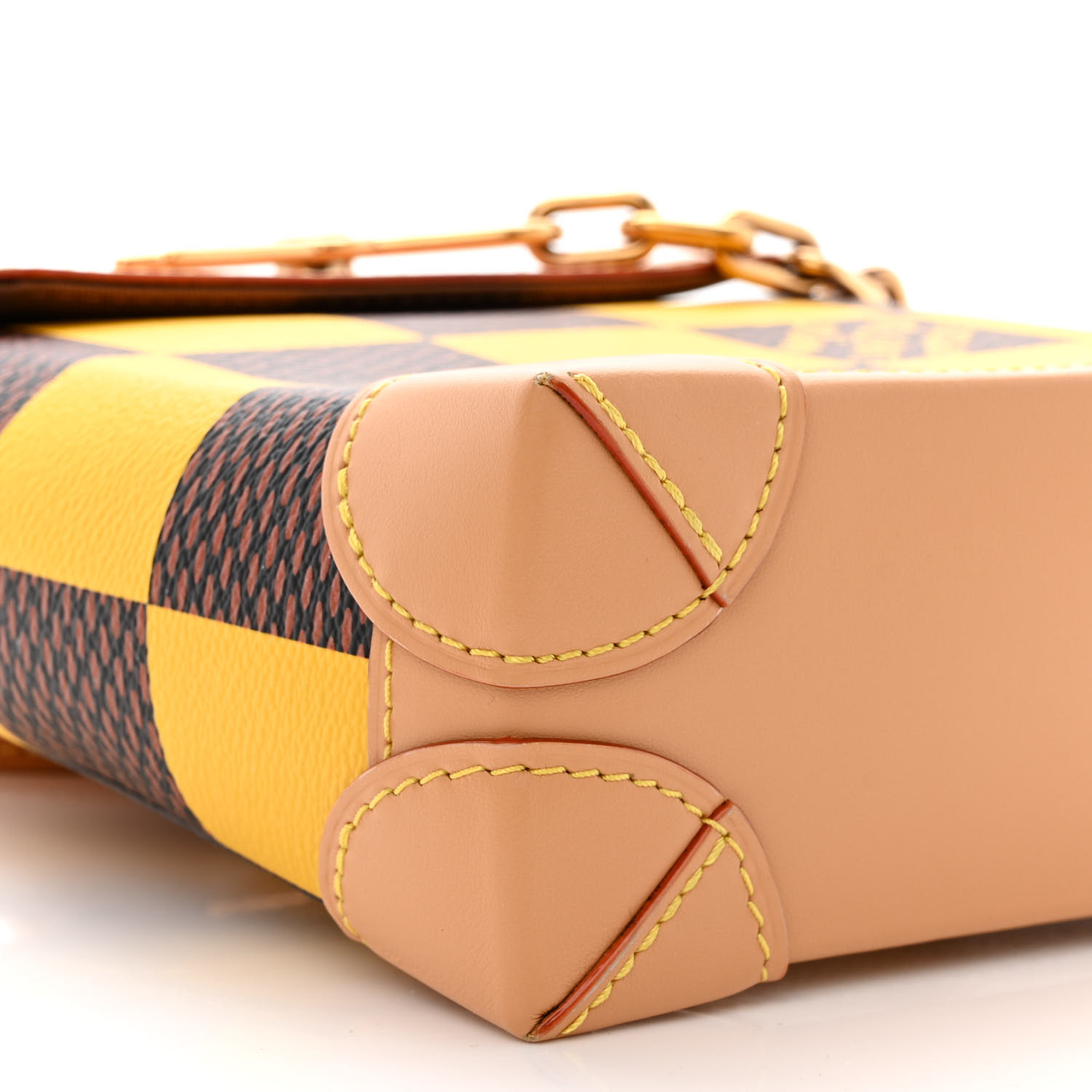 [SALE]ヴィトン Vuitton ナノ・スティーマー イエロー LOUIS VUITTON Damier Pop Nano Steamer Yellow 1430545