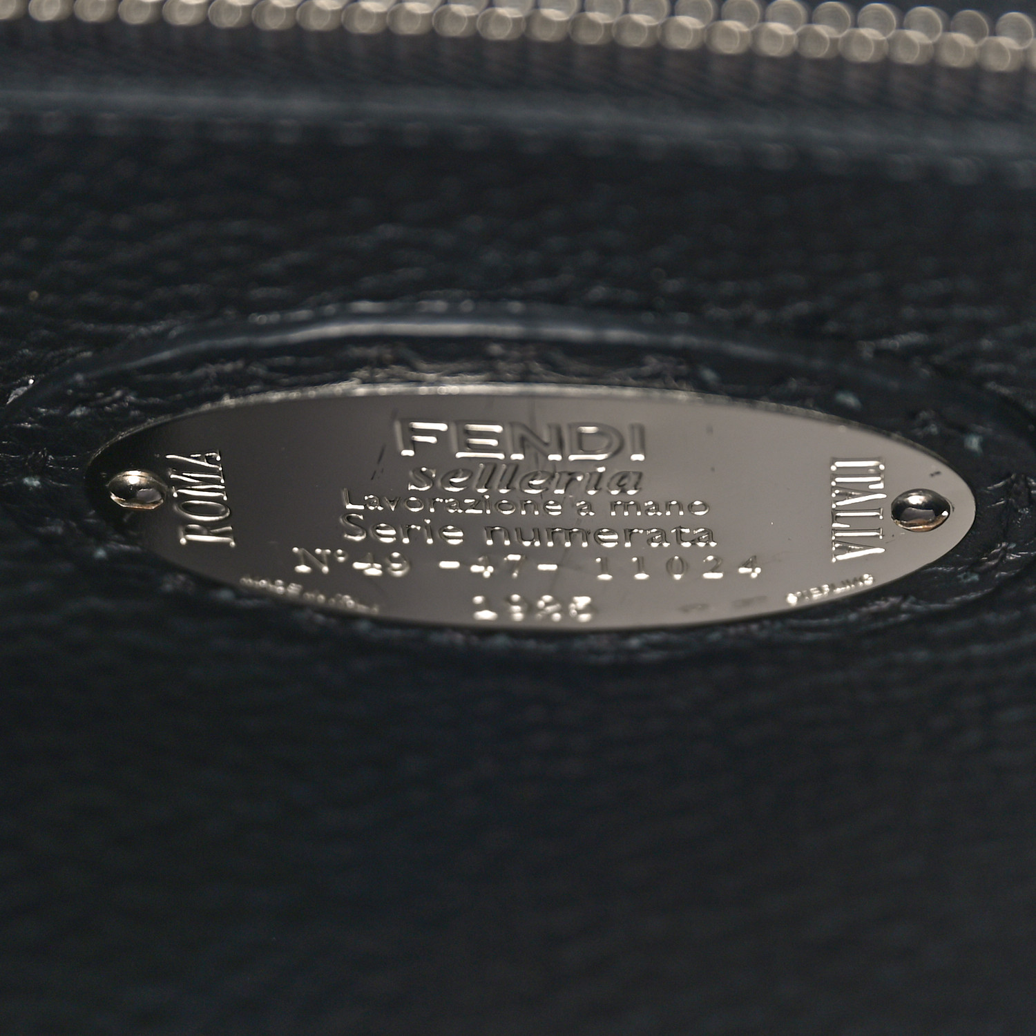 FENDI Cuoio Romano Selleria Bi-Color Large Peekaboo Iconic