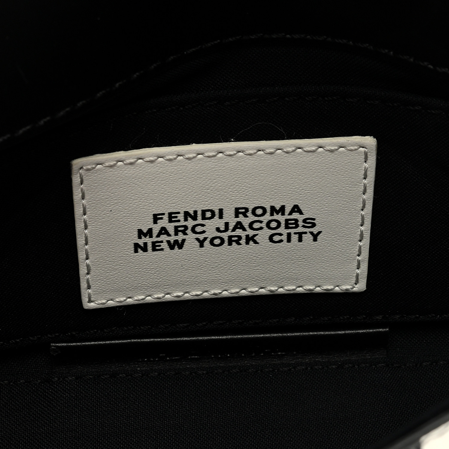 FENDI X MARC JACOBS Nappa Vitello King Logo Print Phone