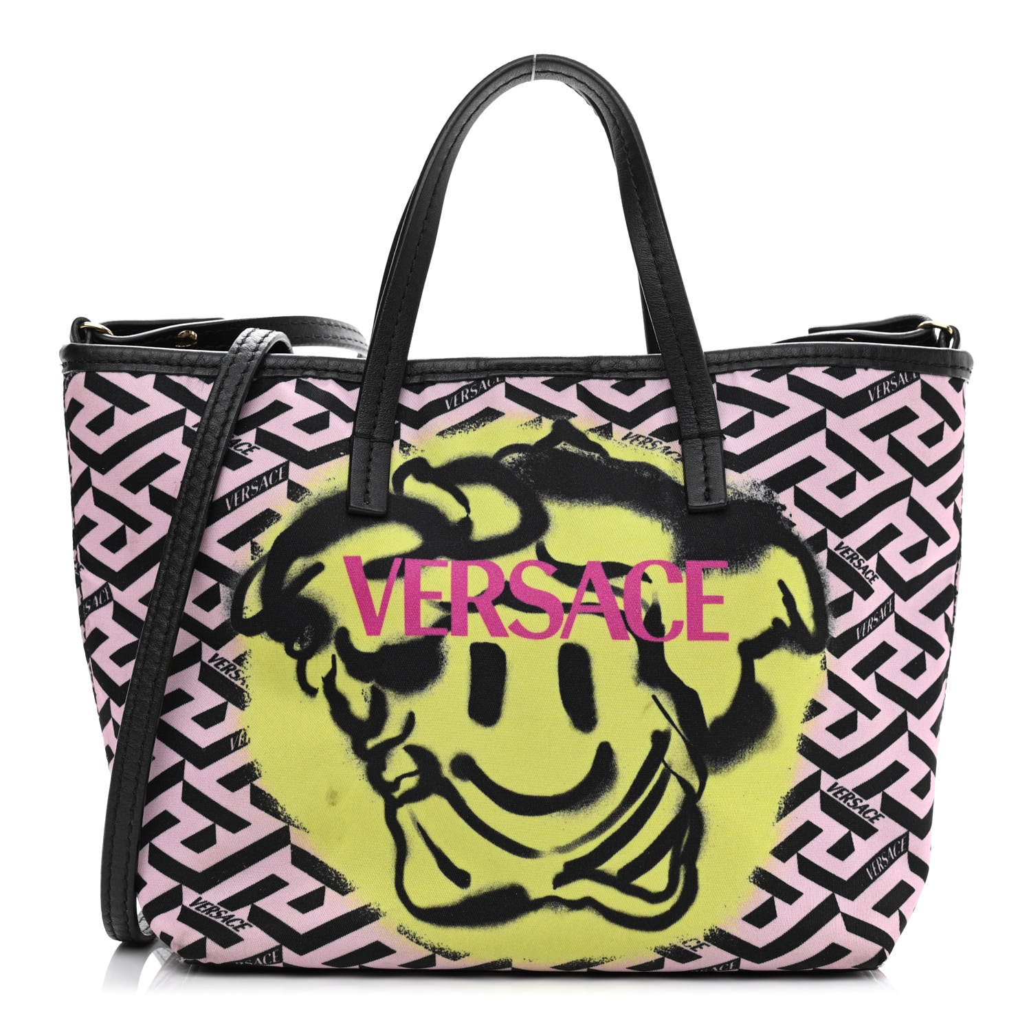 ★送料関税込★VERSACE MEDUSA SMILE トートバッグ Versace - Medusa Smiley Tote Bag – Chic Couture Closet ATL