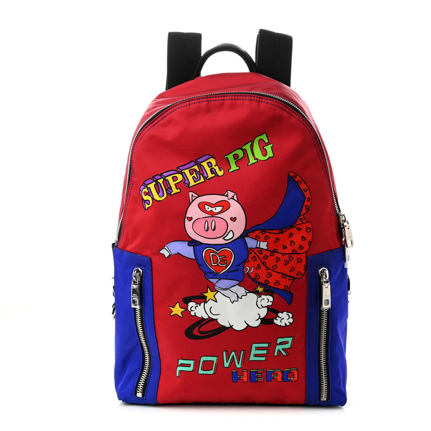 Dolce & Gabbana★素敵!Vulcano Marilyn Piggy Red Backpack Bag Dolce & Gabbana☆素敵!Vulcano Marilyn Piggy Red Backpack Bag