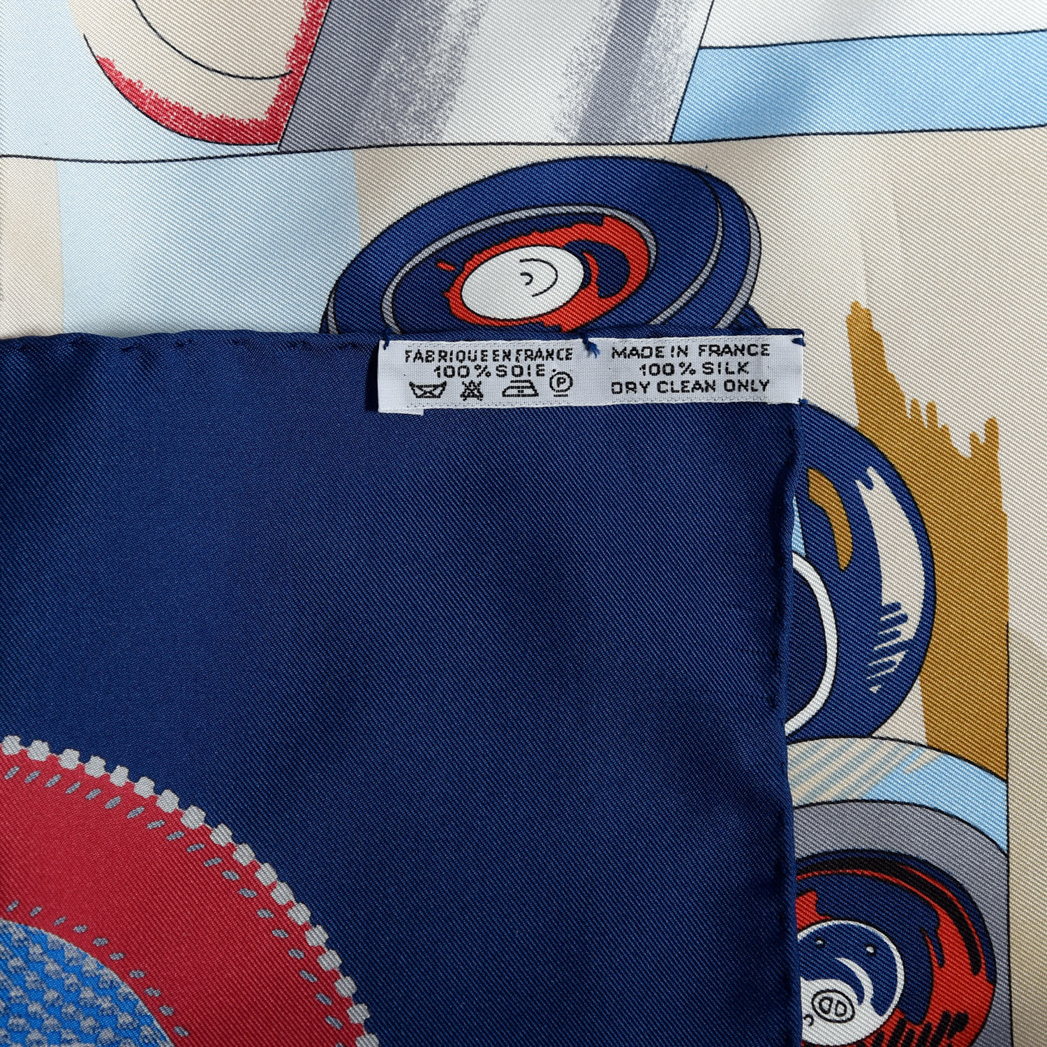 HERMES Silk L'Elegance et le Confort en Automobile Scarf 90