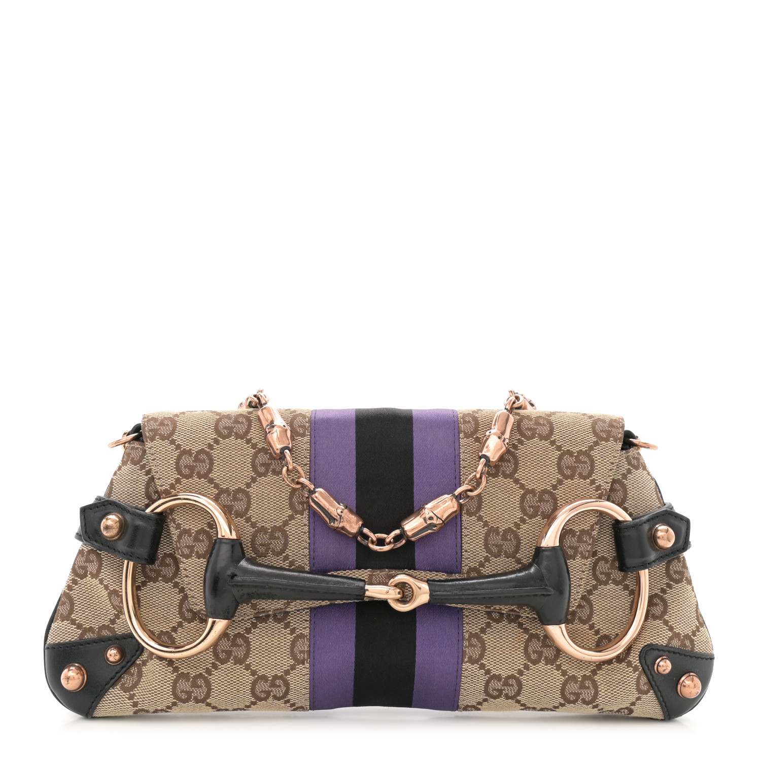 小物 GUCCI by Tom Ford coincase Gucci Pink Canvas Monogram Horsebit Tom Ford Era Coin Purse