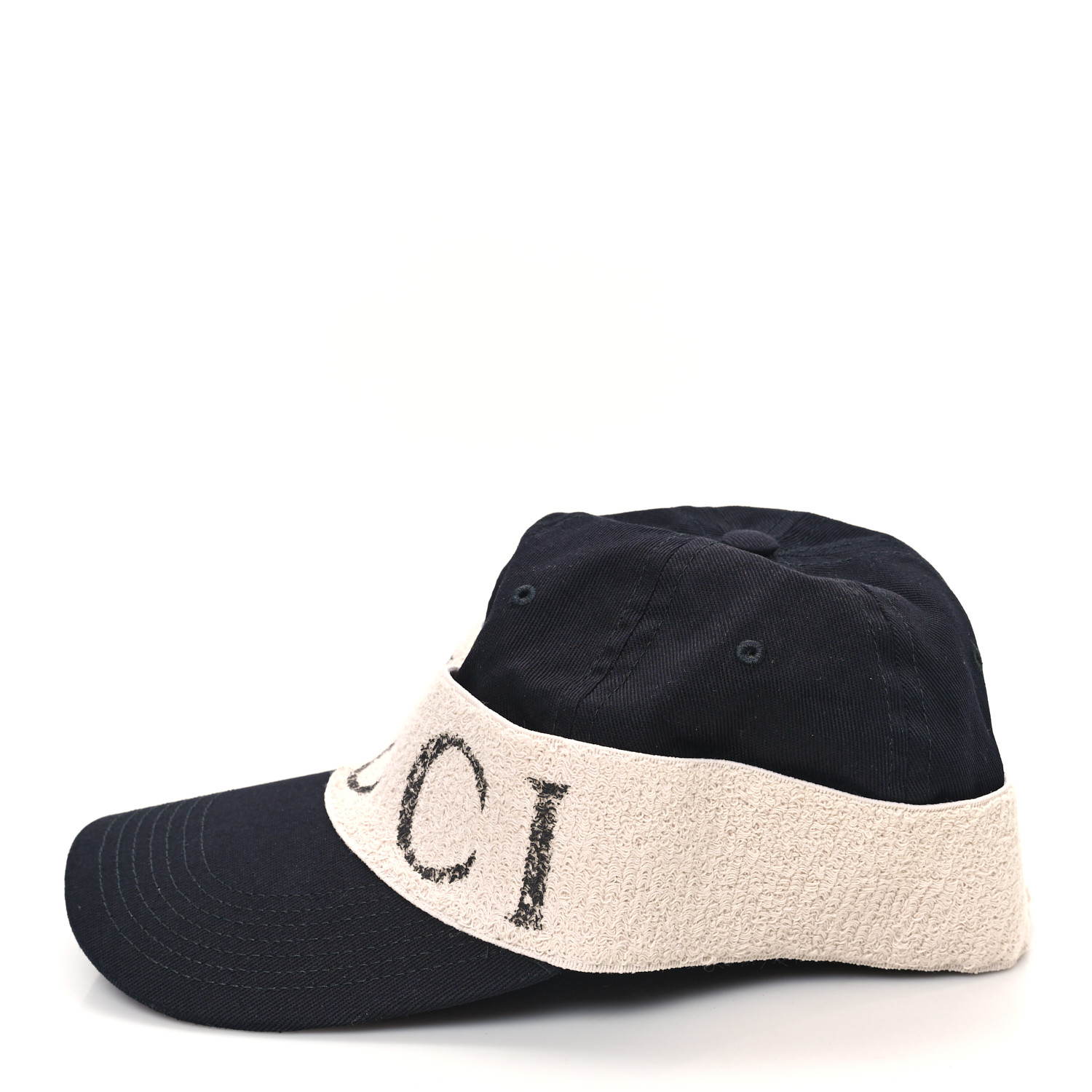 Gucci★素敵！Gabardina Black Baseball Cap w/Gucci Headband Authentic GUCCI Gabardine GUCCI Headband Baseball Cap Hat