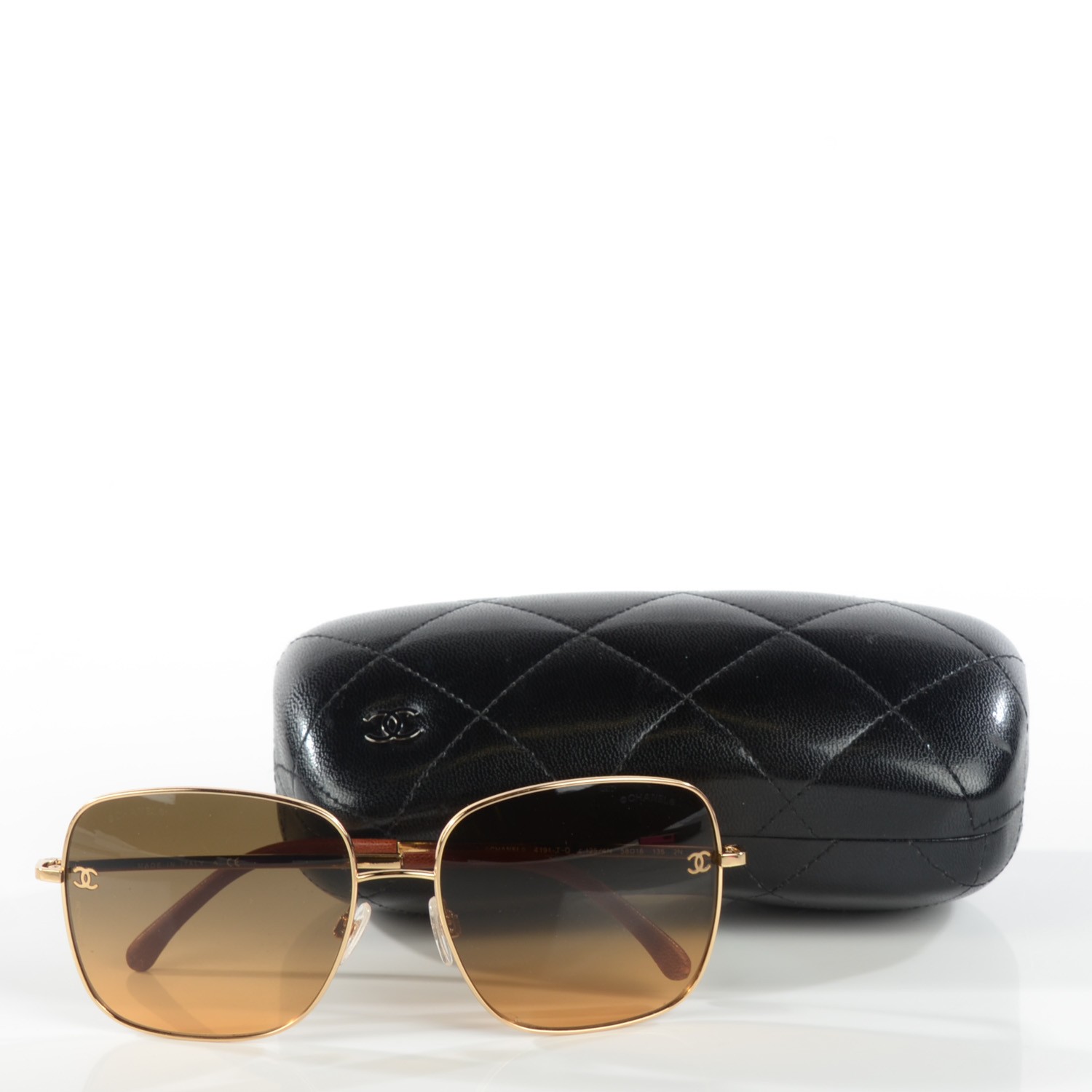 CHANEL CC RIMLESS VINTAGE SUNGLASSES