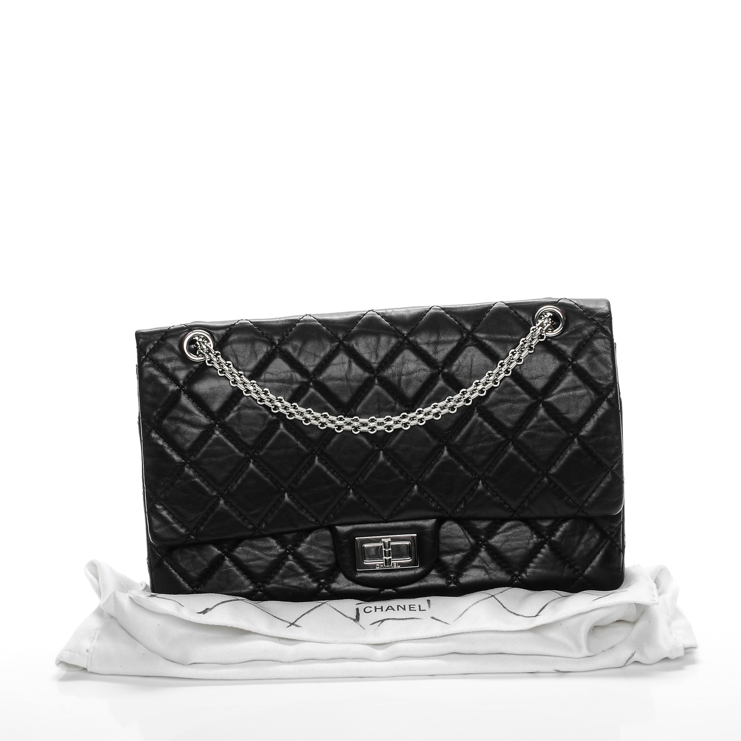 CHANEL Aged Calfskin Quilted Mobile Art 2.55 Reissue 227