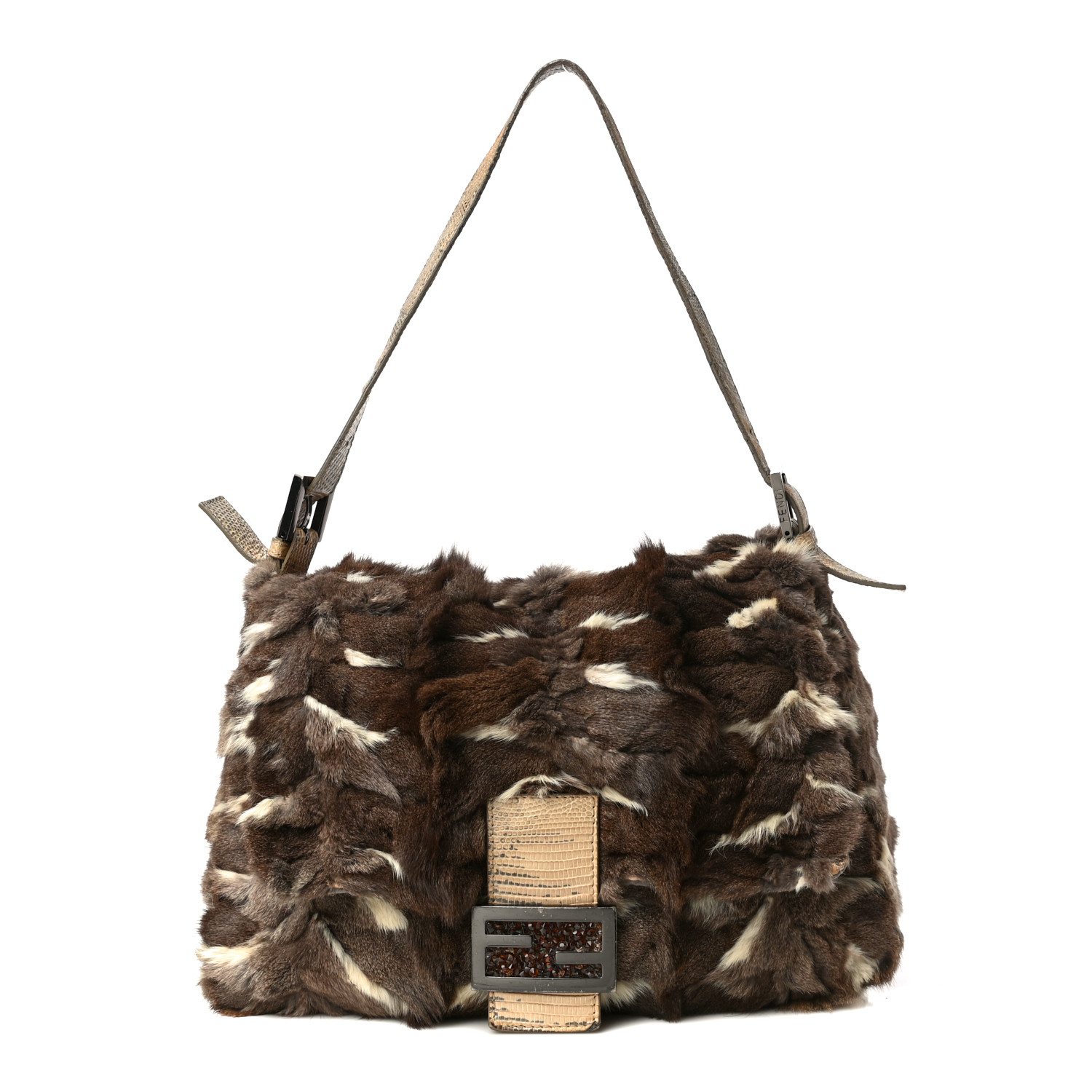 バッグ Fendi Rabbit Fur Baguette Shoulder Bag Fendi Burgundy Rabbit Fur Baguette Bag ○ Labellov ○ Buy