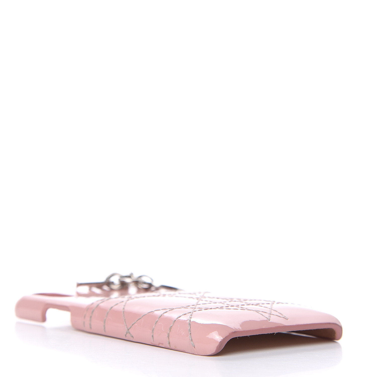 CHRISTIAN DIOR Patent Cannage Lady Dior Tech iPhone X XS