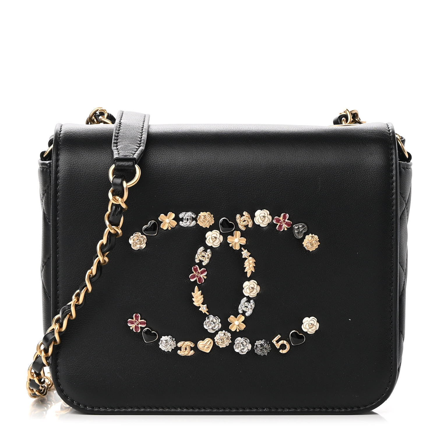 ショルダーバッグ・ポシェット × ヴィンテージ(中古) Chanel Lucky Charm Classic New Mini Crossbody Bag Chanel Lucky Charms Mini Phone Holder Reissue Clutch Bag