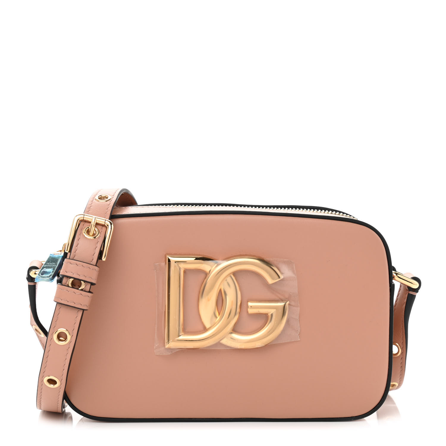 DOLCE & GABBANA Calfskin DG Millennials Camera Crossbody Bag