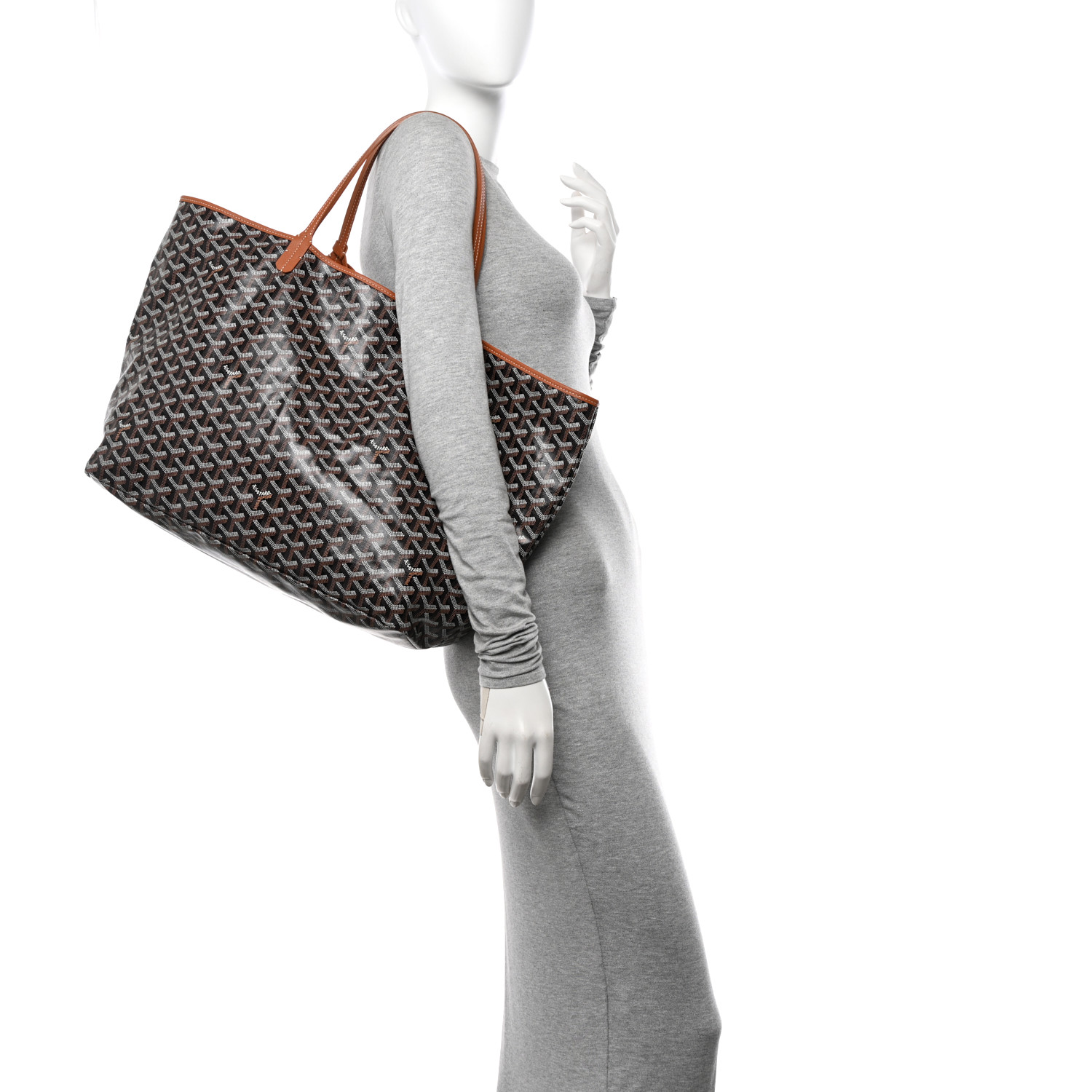 GOYARD Goyardine Saint Louis GM Black Gold 2