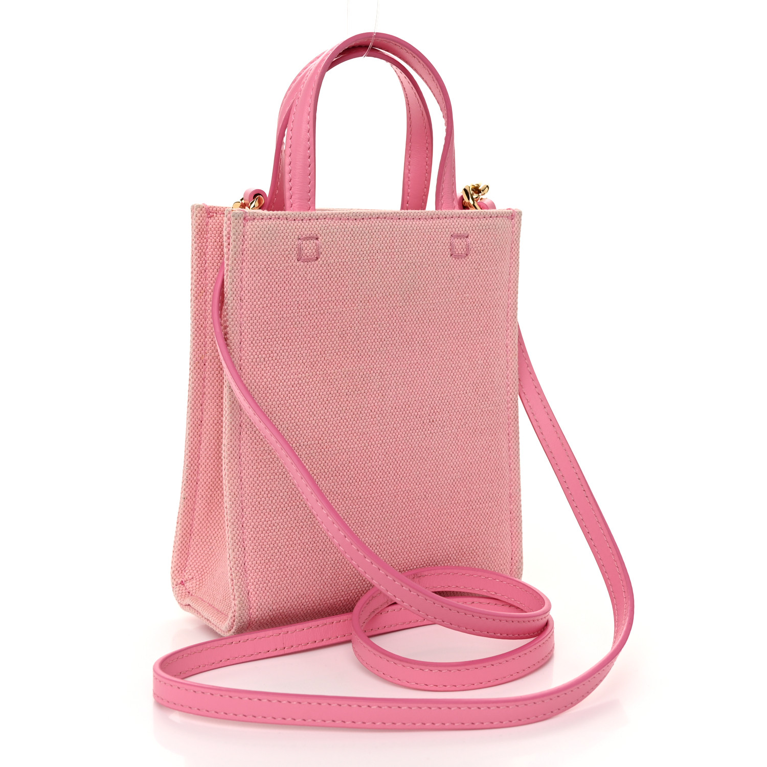 GIVENCHY Canvas Mini G Vertical Shopping Tote Bright Pink