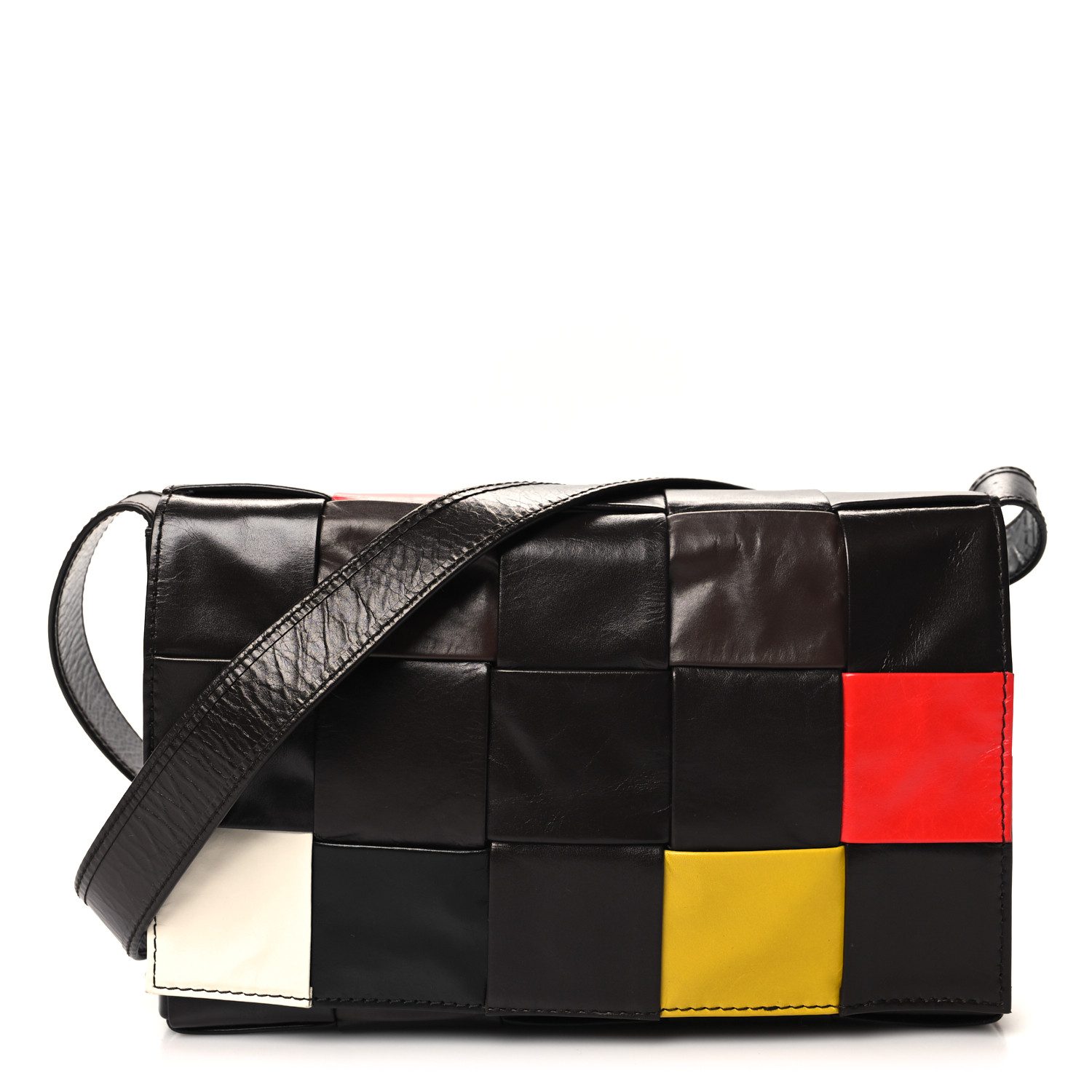 【BOTTEGA VENETA】Cassette Shoulder Bag Crossbody Fondant BOTTEGA VENETA Paper Calfskin Maxi Intrecciato Cassette