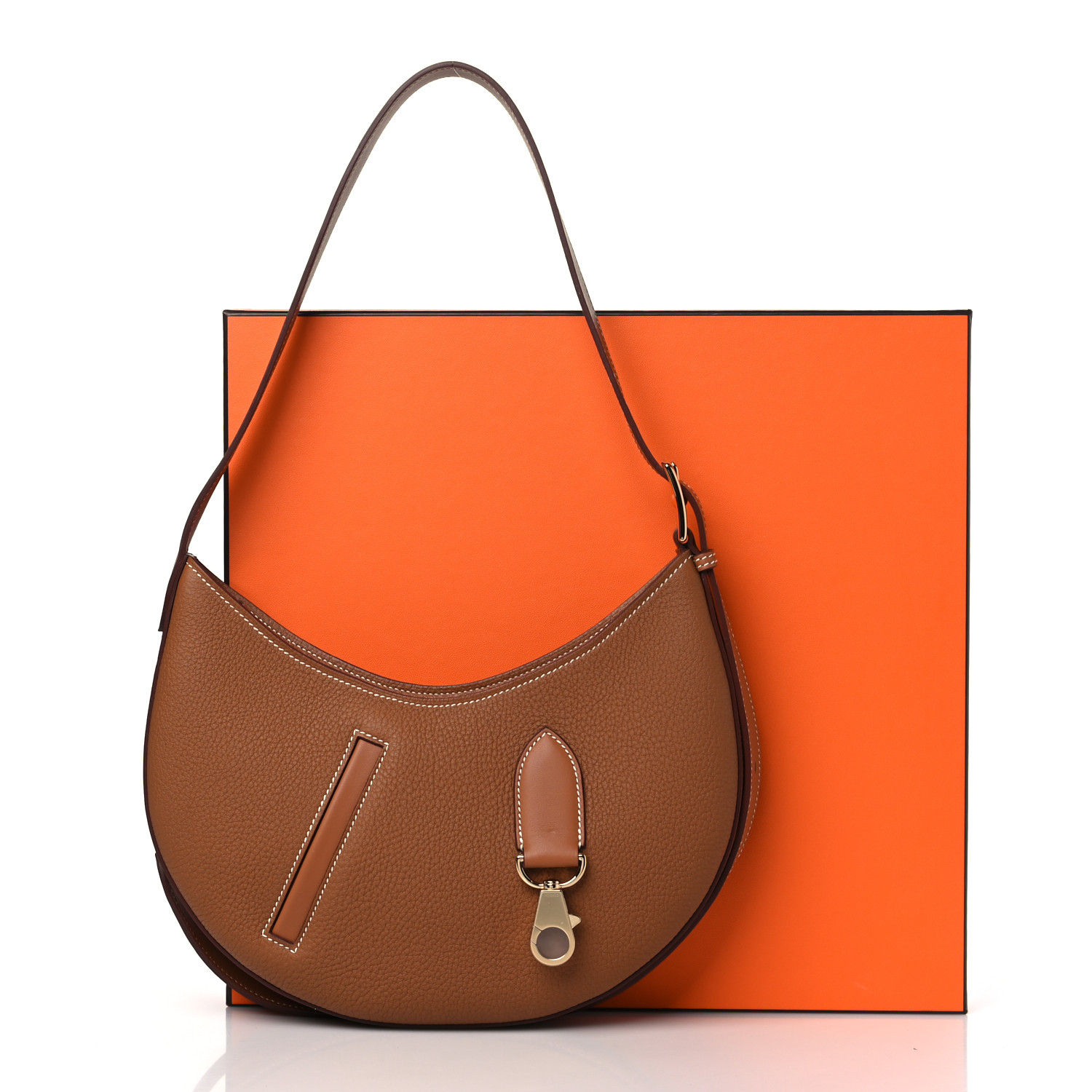 HERMES Togo Swift P'tit Arcon Gold 1501857 | FASHIONPHILE