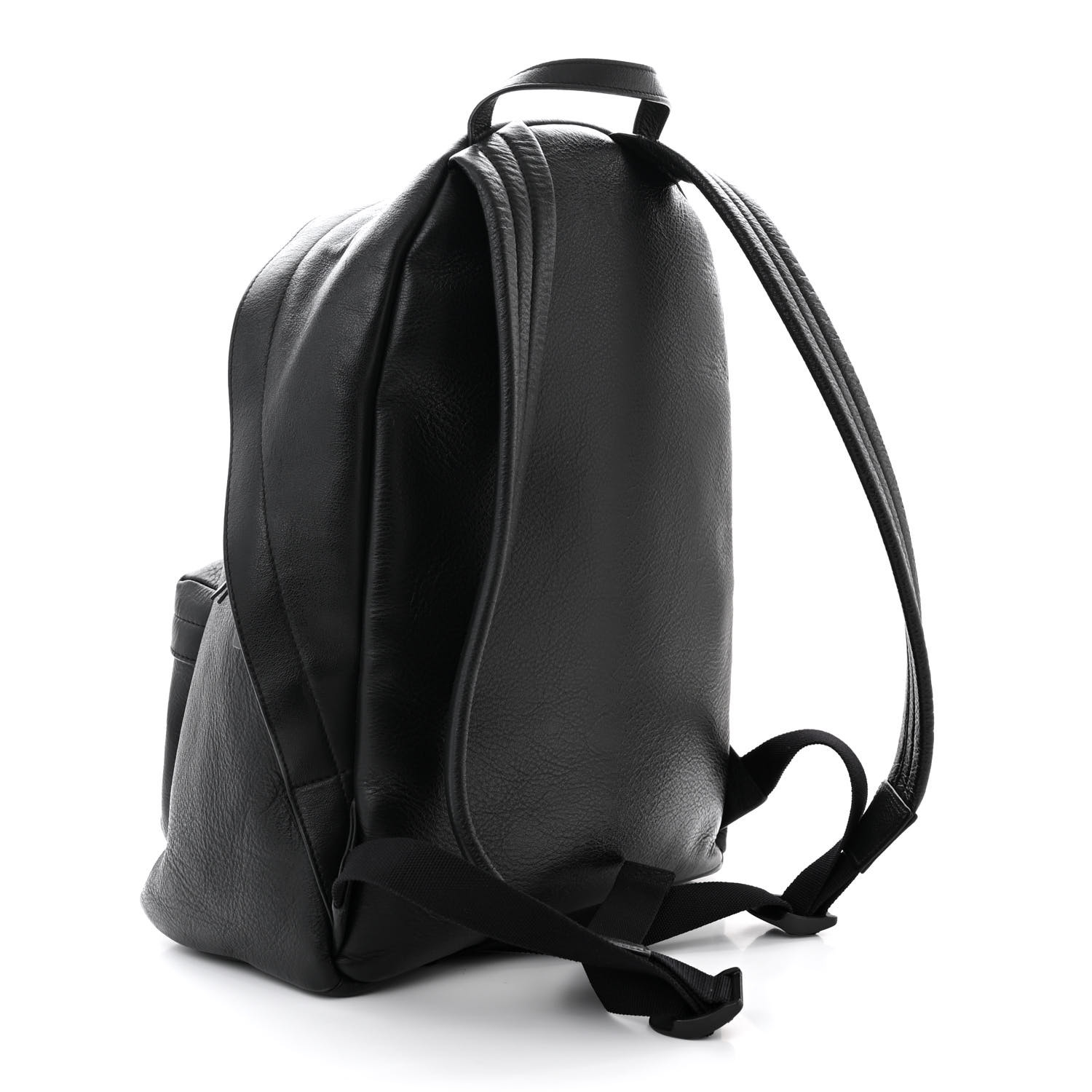 BALENCIAGA Smooth Calfskin Logo Small Everyday Backpack