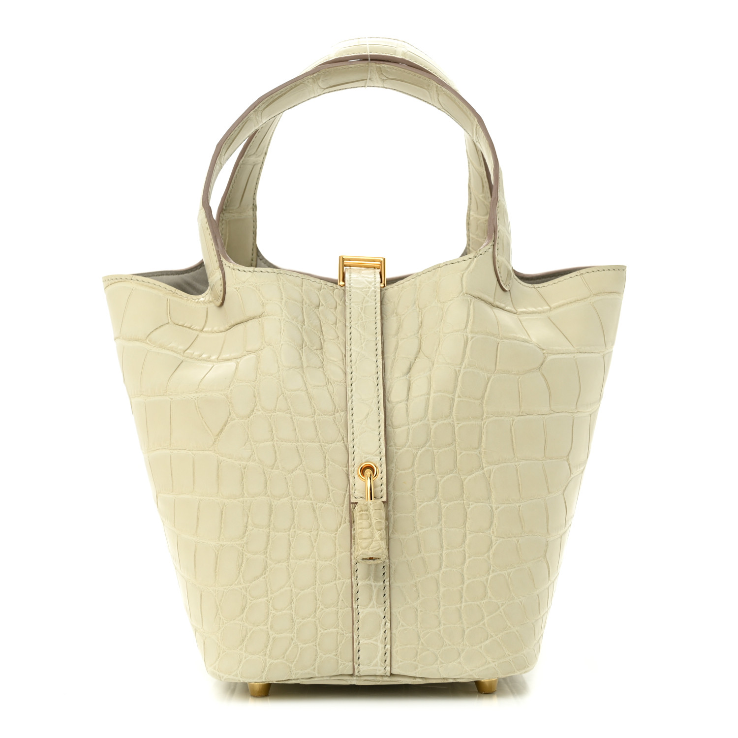 希少【HERMES】ピコタンPicotin Lock 18 Bag ゴールド金具 Beton エルメス ピコタンロック18/PM ナタ トリヨンクレマンス