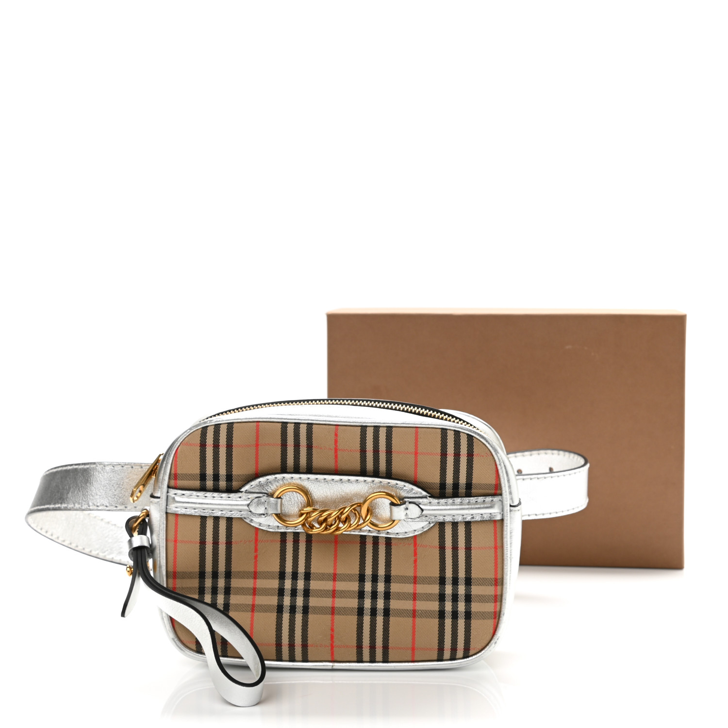 Burberry Men's Check Phone Crossbody Bag | Neiman Marcus
